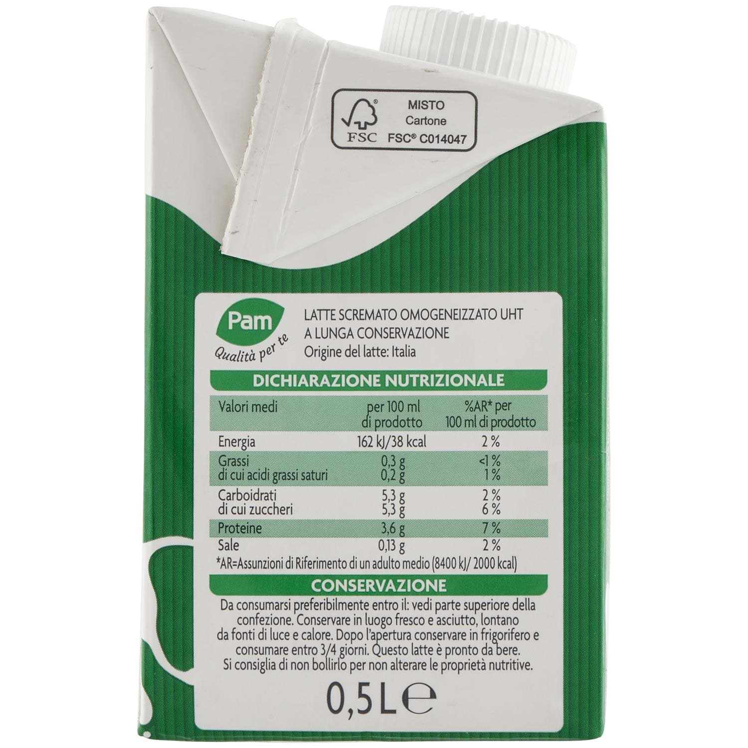PAM Qualità per te Latte UHT scremato 0,5 L – immagine 3