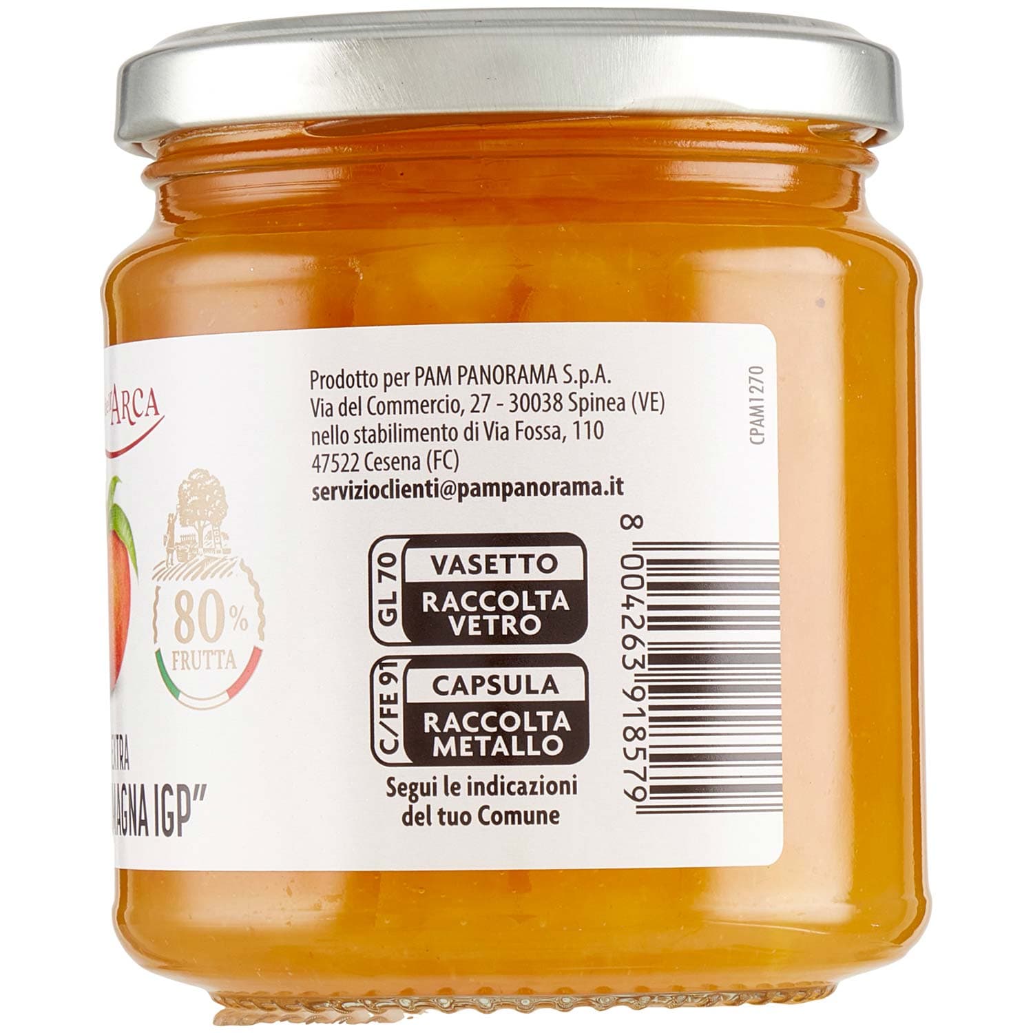 TESORI DELL'ARCA Confettura Extra di "Pesca di Romagna IGP" 340 g – immagine 5