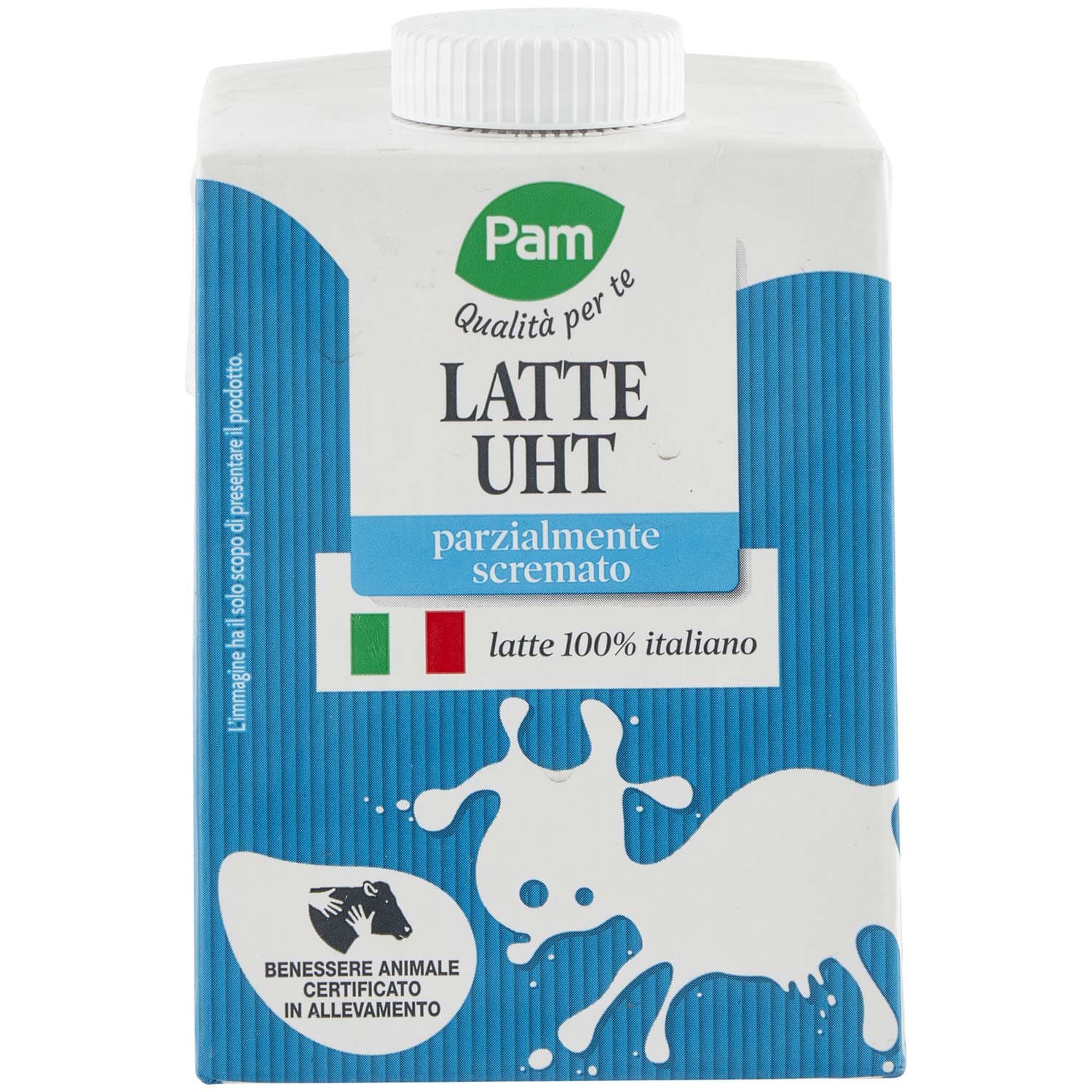 PAM Qualità per te Latte UHT parzialmente scremato 0.5 L – immagine 2