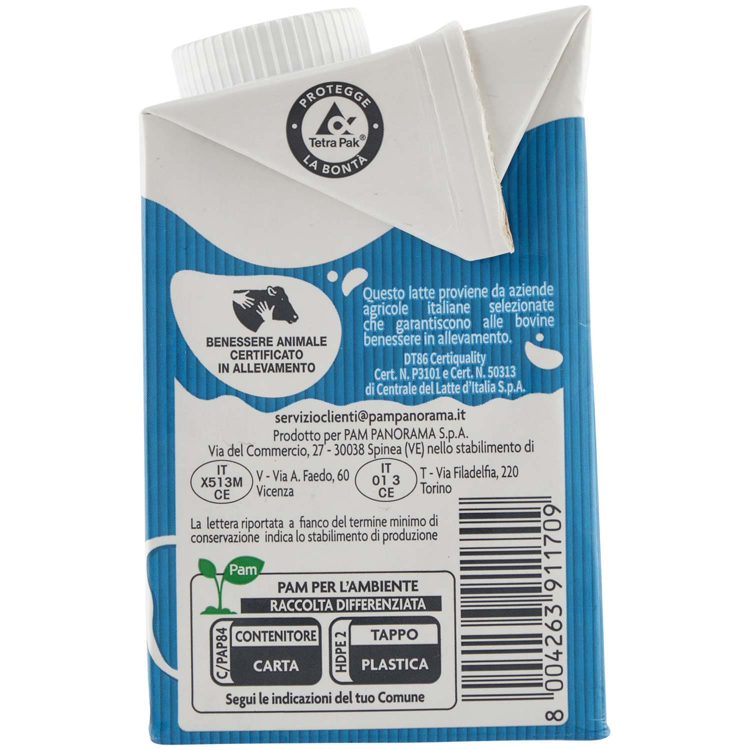 PAM Qualità per te Latte UHT parzialmente scremato 0.5 L – immagine 5