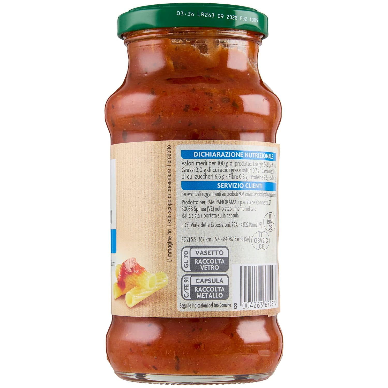 PAM PANORAMA Sugo al tonno 200 g – immagine 6