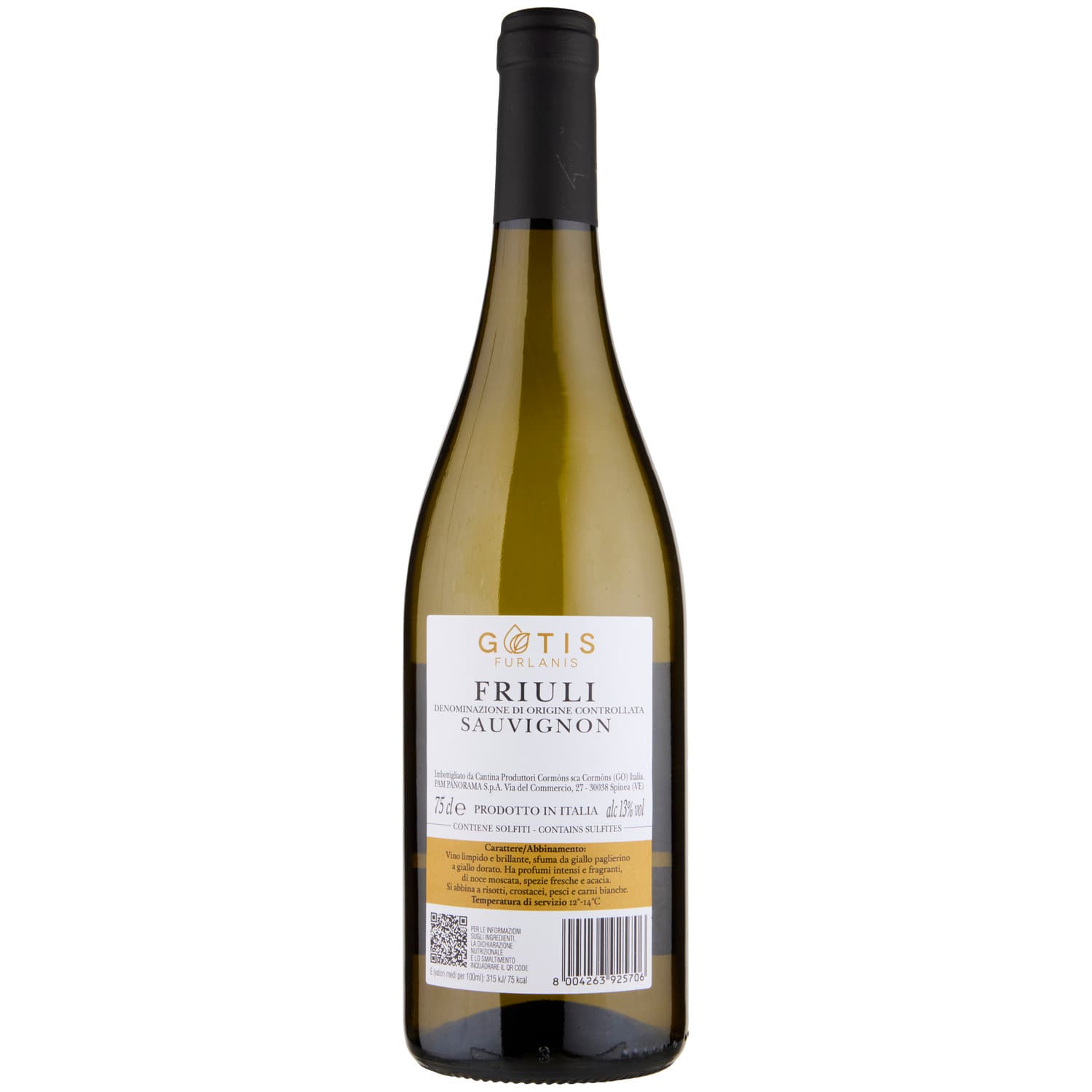 Gotis Furlanis Friuli DOC Sauvignon 75 cl – immagine 4