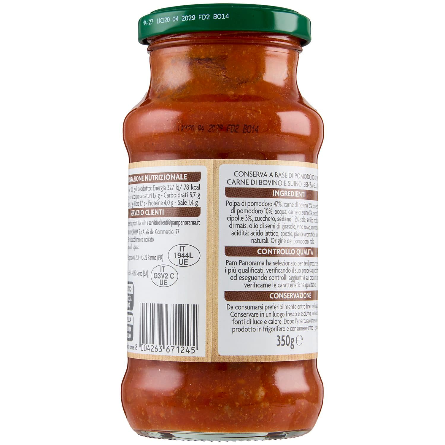 PAM Qualità per te Ragù alla bolognese 350 g – immagine 5