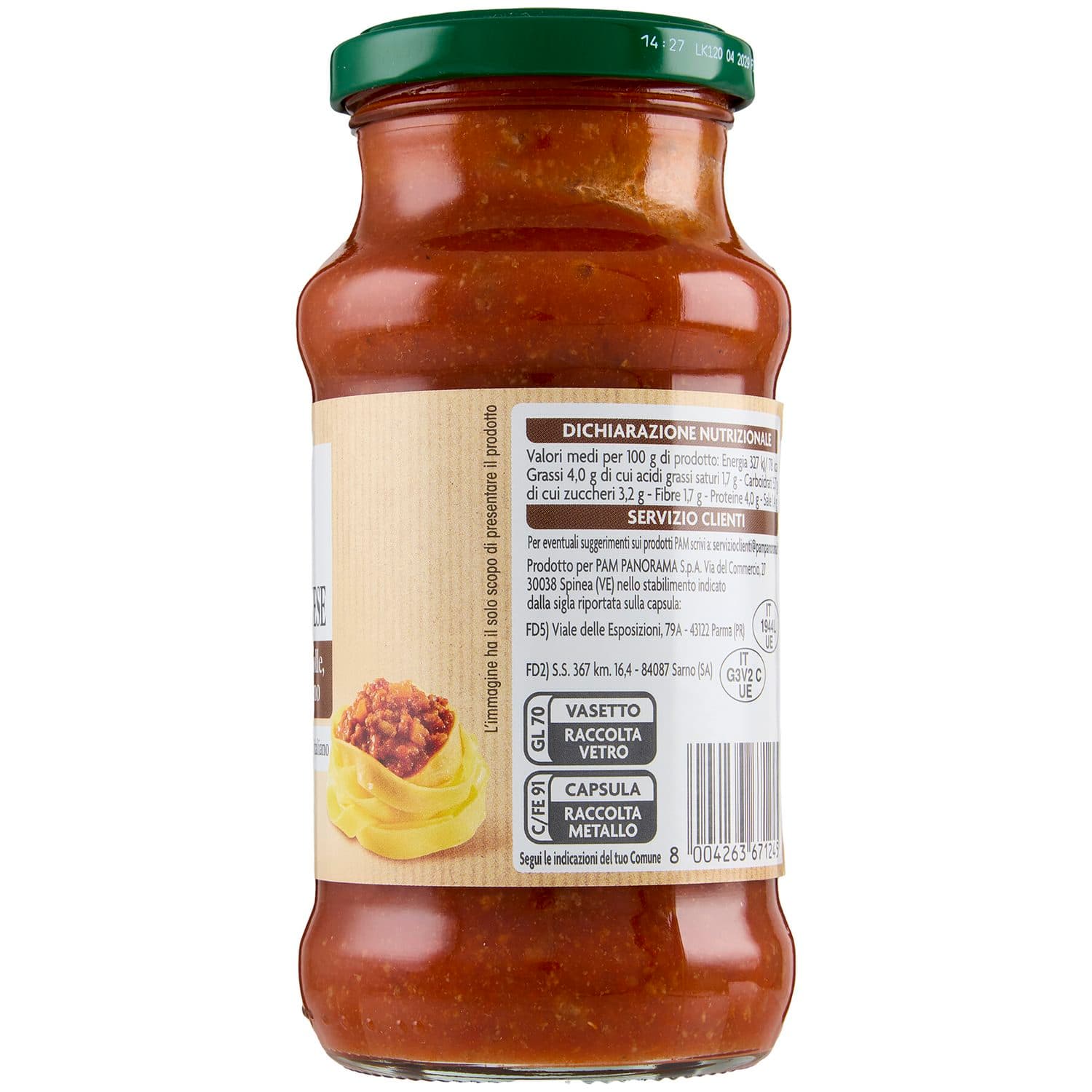 PAM Qualità per te Ragù alla bolognese 350 g – immagine 6