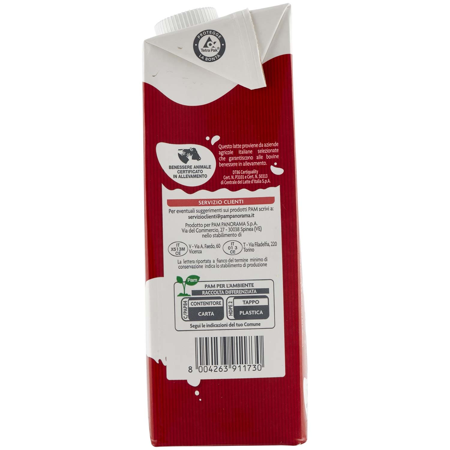 PAM Qualità per te Latte UHT intero 1 L – immagine 5