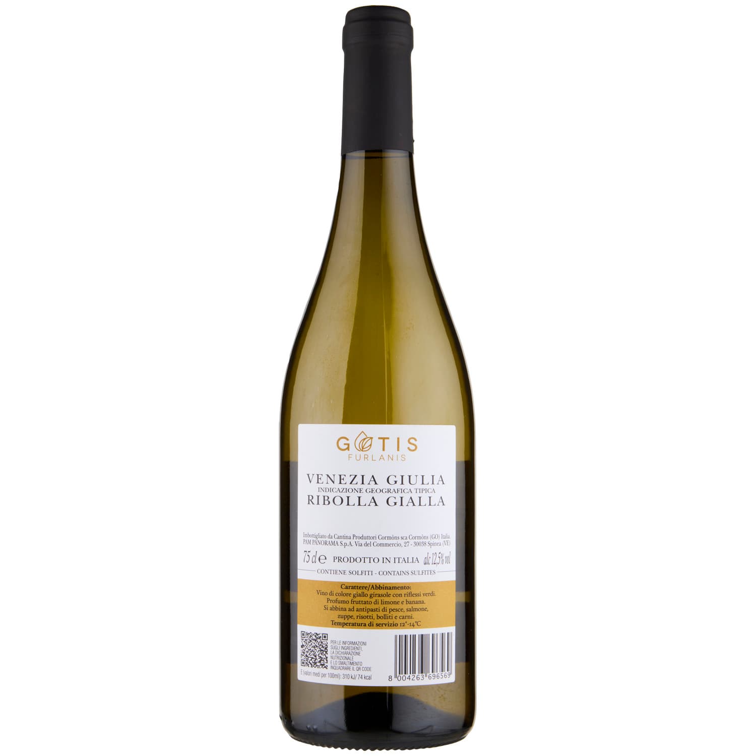 Gotis Furlanis Venezia Giulia IGT Ribolla Gialla 75 cl – immagine 4