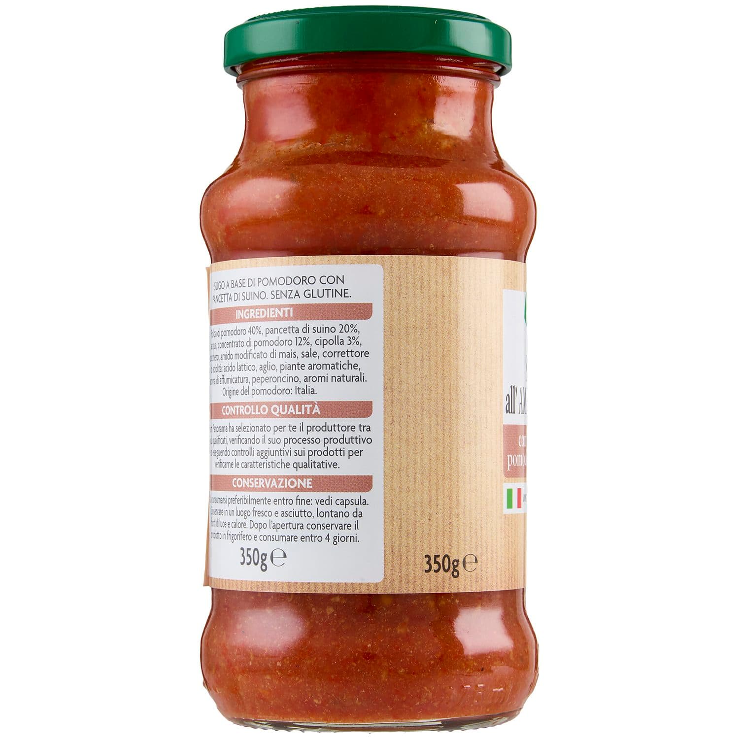 PAM Qualità per te Sugo all'amatriciana 350 g – immagine 4