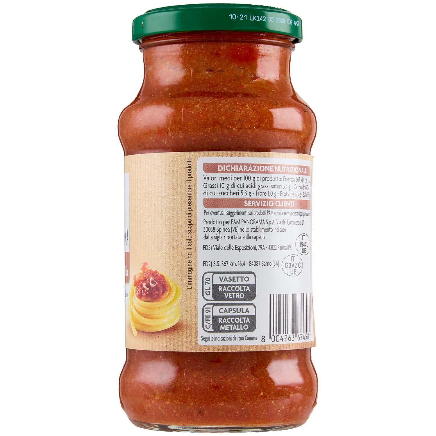 PAM Qualità per te Sugo all'amatriciana 350 g – immagine 6