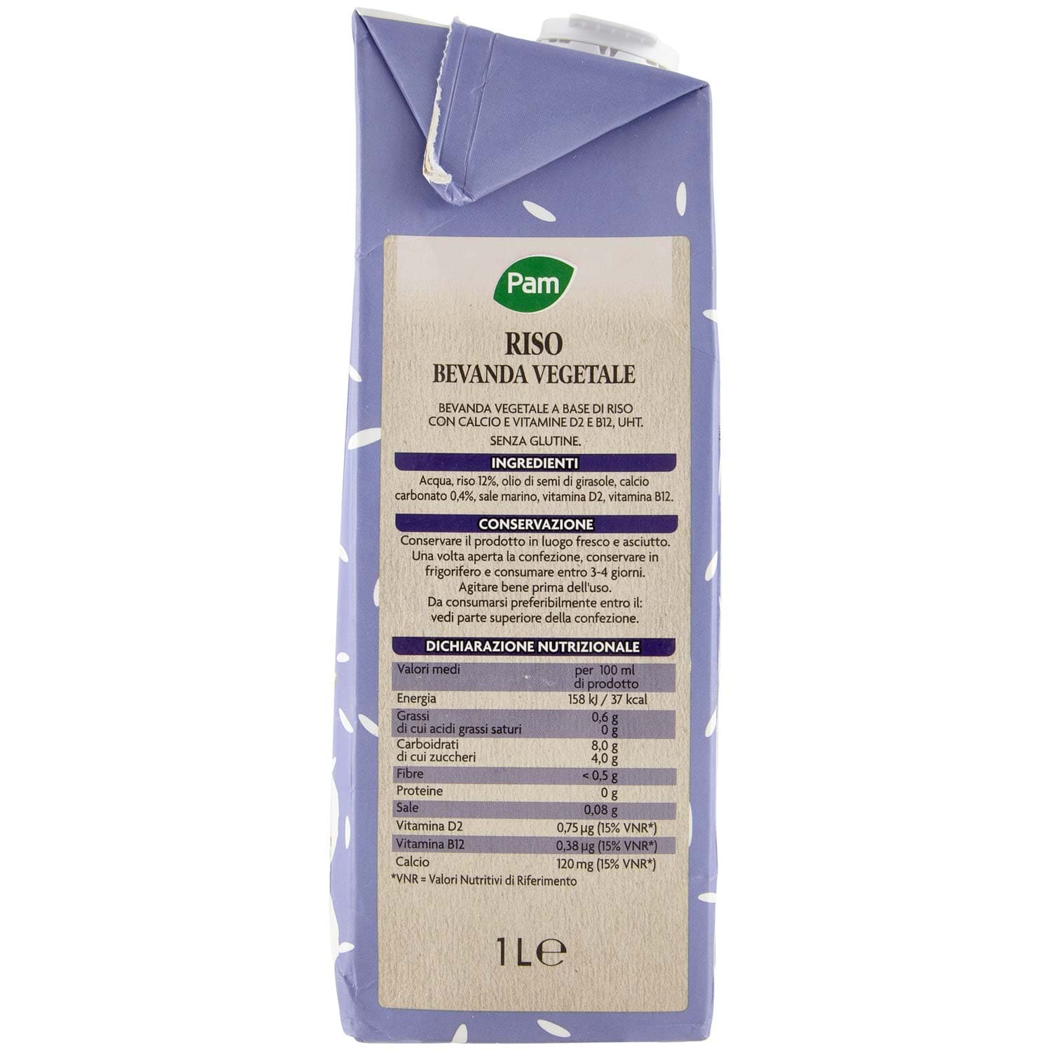 PAM Riso Bevanda Vegetale 1 L – immagine 3