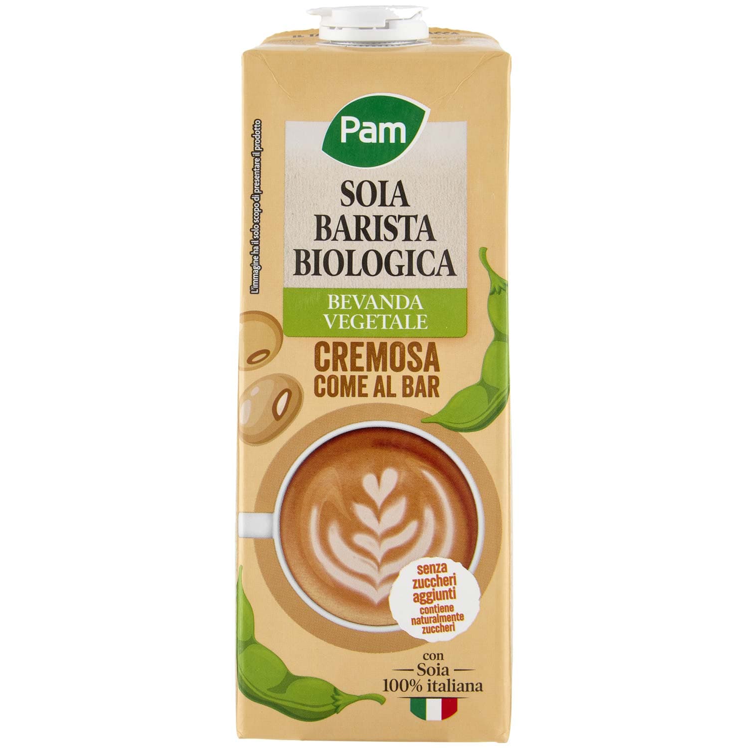 PAM Soia Barista Biologica Bevanda Vegetale 1 L – immagine 2
