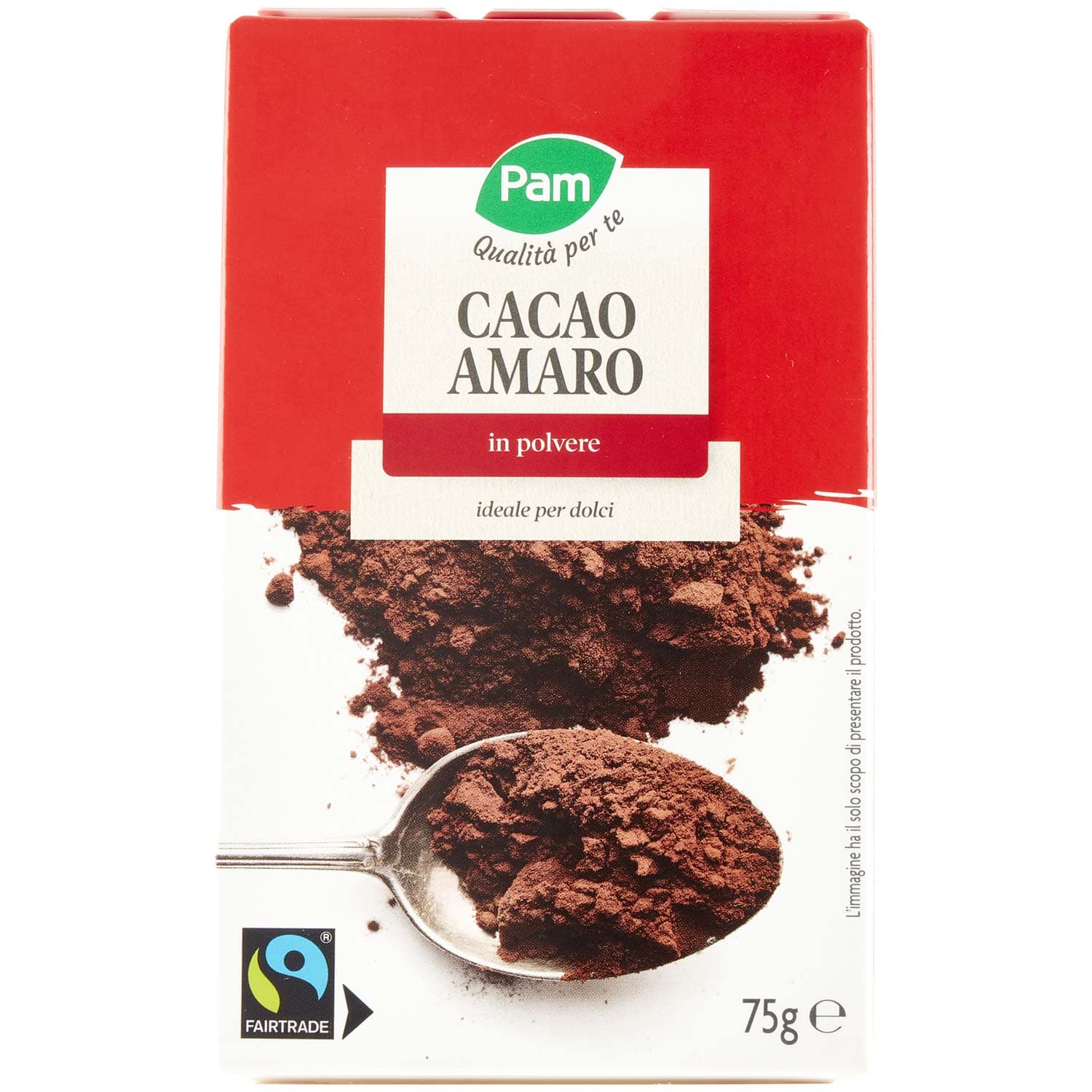 PAM Qualità per te Cacao Amaro in polvere 75 g – immagine 2