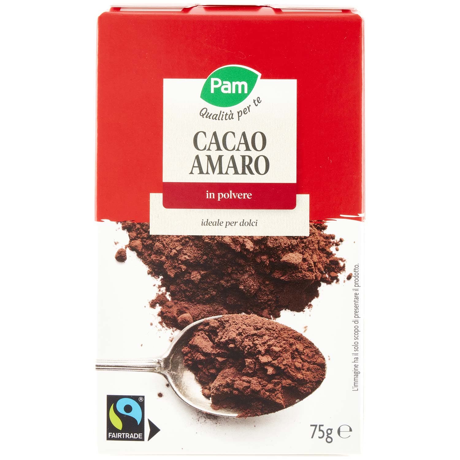 PAM Qualità per te Cacao Amaro in polvere 75 g – immagine 5