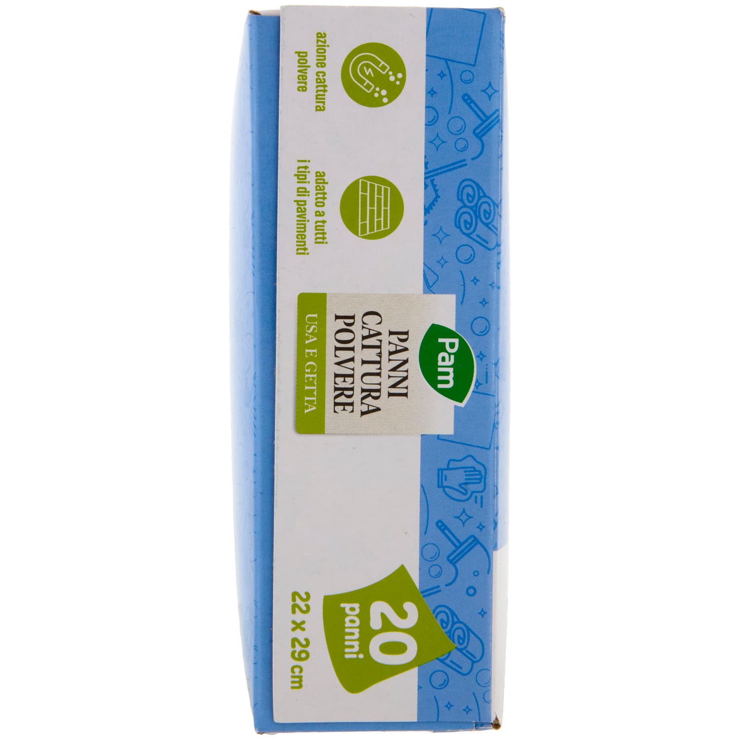 PAM Panni Cattura Polvere Usa e Getta 22 x 29 cm 20 pz – immagine 3