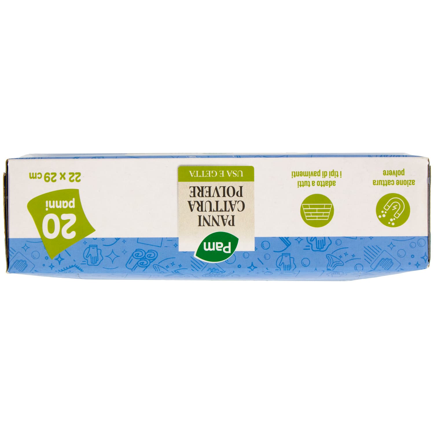 PAM Panni Cattura Polvere Usa e Getta 22 x 29 cm 20 pz – immagine 6