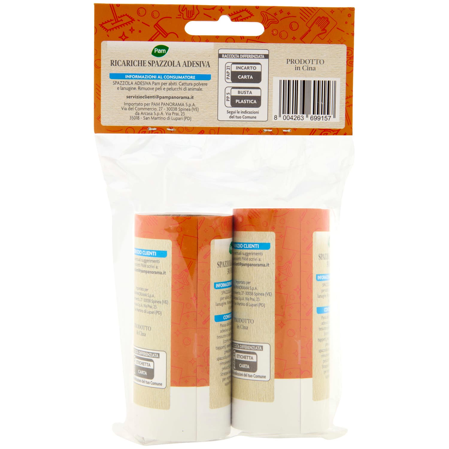 PAM Ricarica Spazzola per Abiti 2 pz – immagine 4