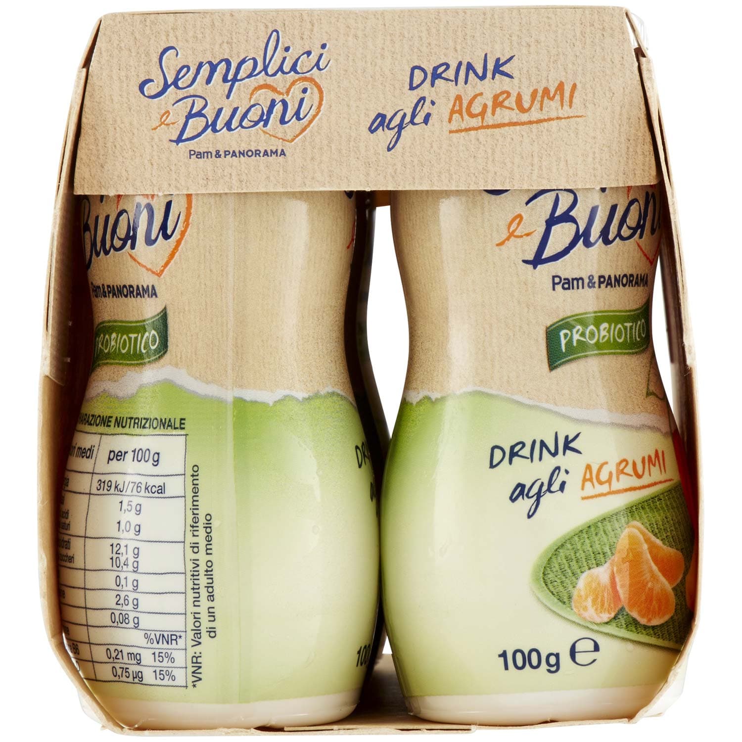 SEMPLICI E BUONI Probiotico Drink agli Agrumi 600g (100g x 6) – immagine 3