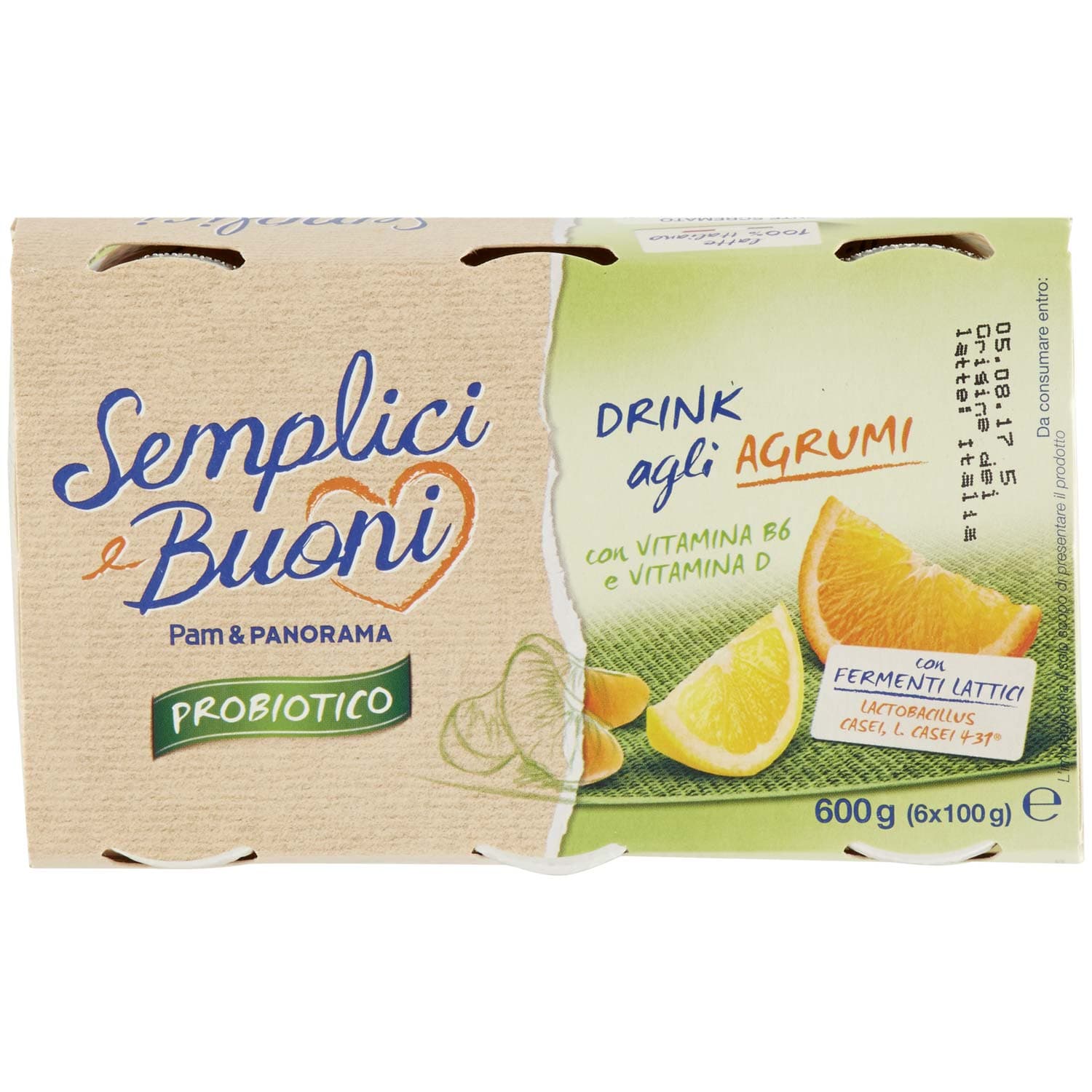SEMPLICI E BUONI Probiotico Drink agli Agrumi 600g (100g x 6) – immagine 6