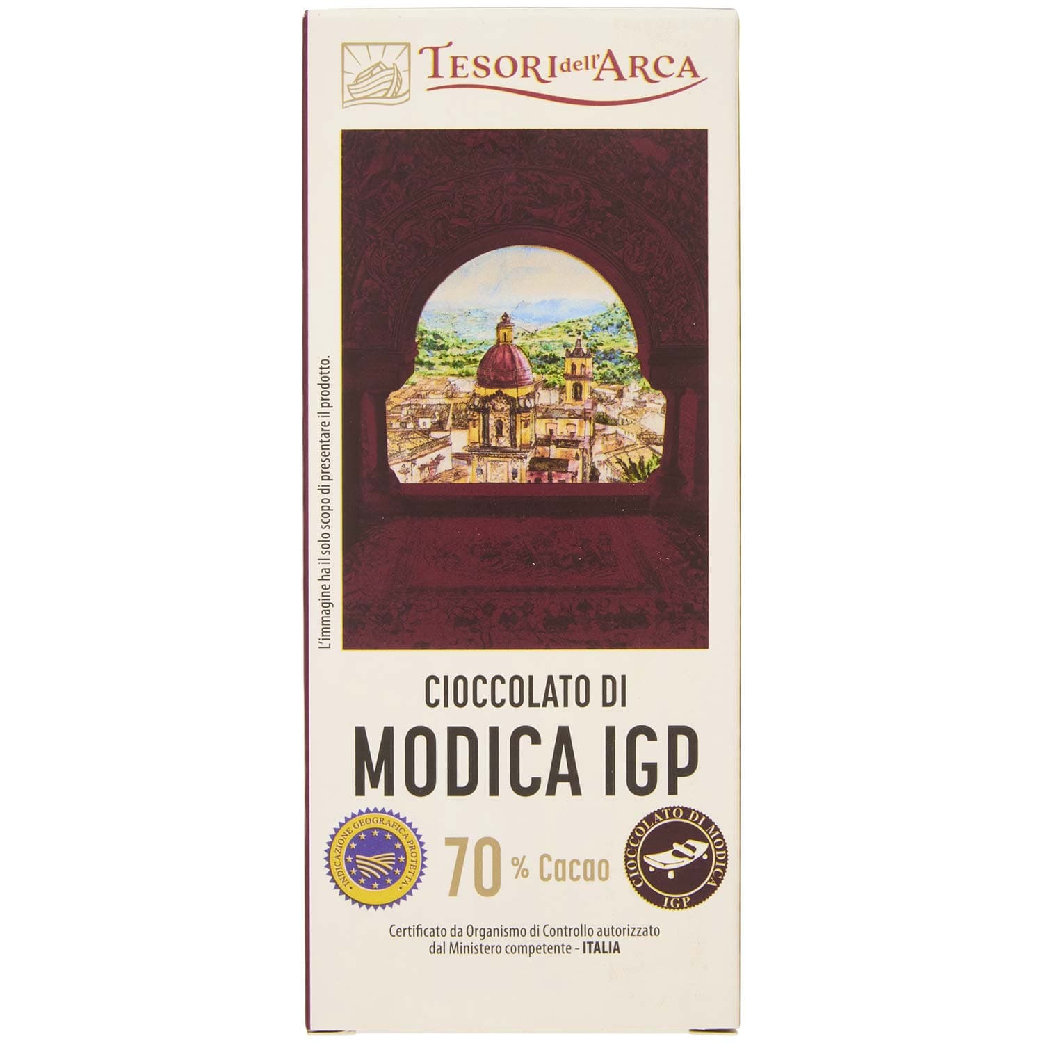 TESORI DELL'ARCA Cioccolato di Modica IGP 70% Cacao 100 g – immagine 2
