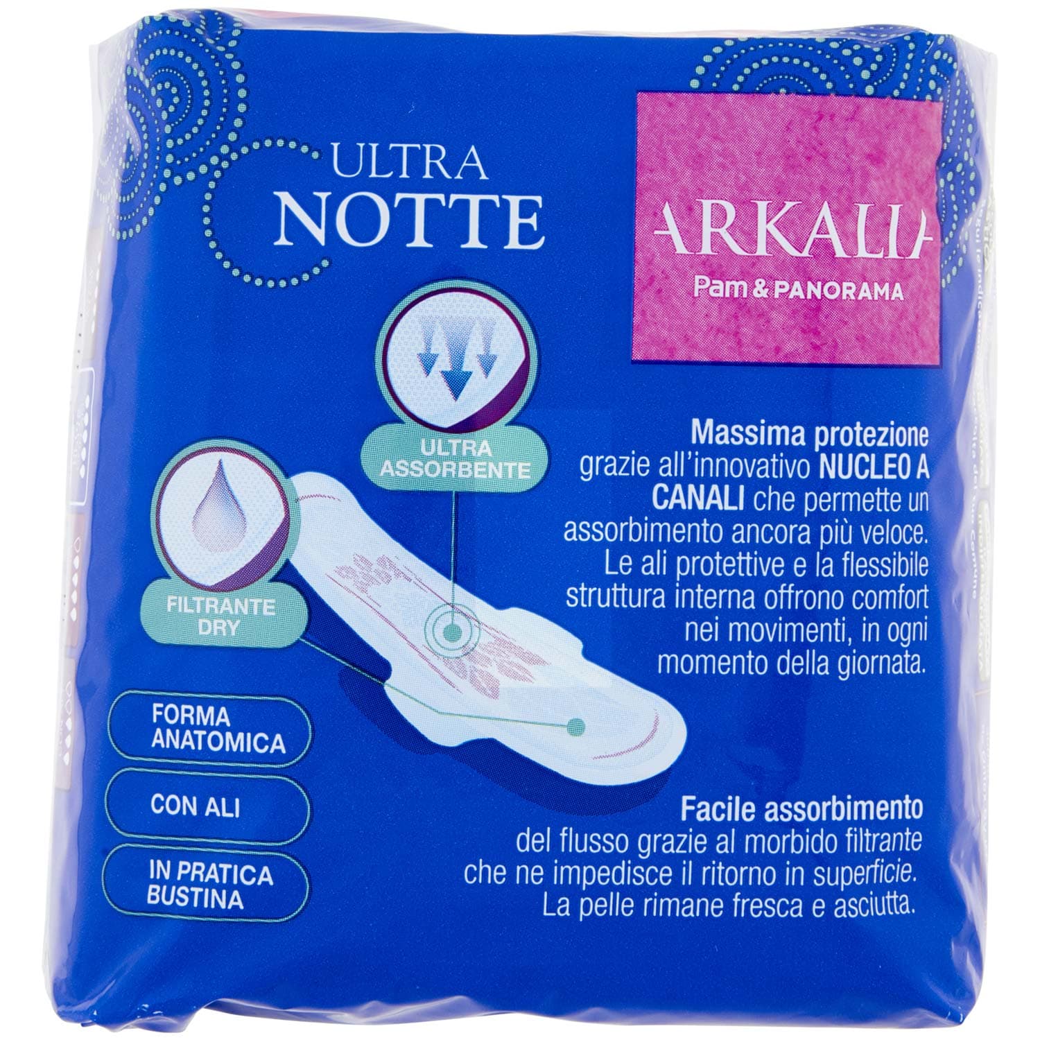 PAM PANORAMA Assorbenti Ultra Notte con Ali in Bustina 10 pz – immagine 4