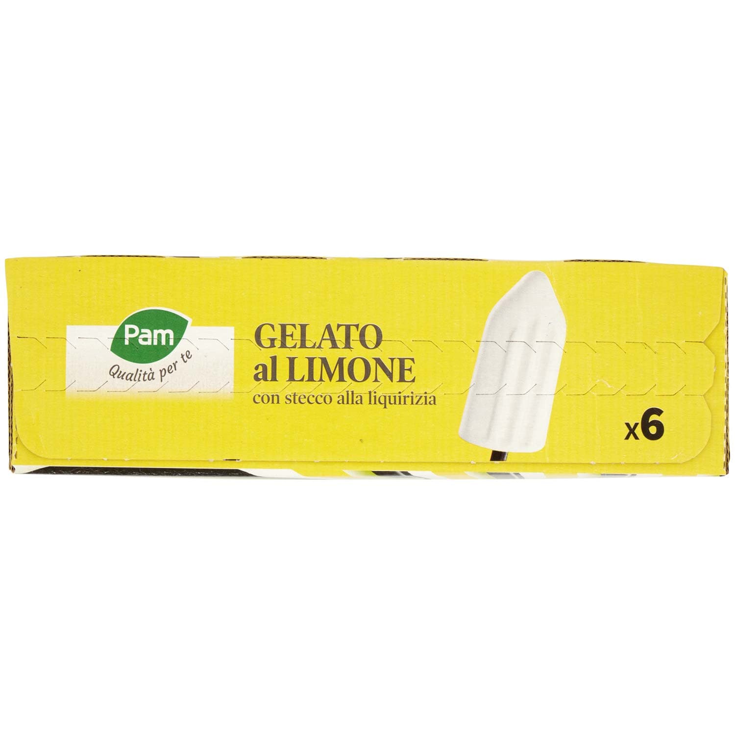 PAM PANORAMA Gelati al limone con stecco alla liquirizia 480g (80g x 6) – immagine 7