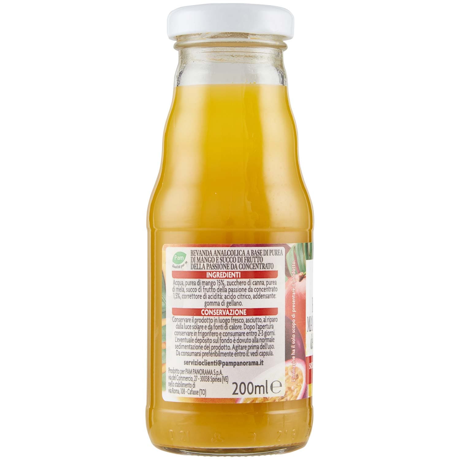PAM Qualità per te Bevanda al Mango e Frutto della Passione 200 ml – immagine 3