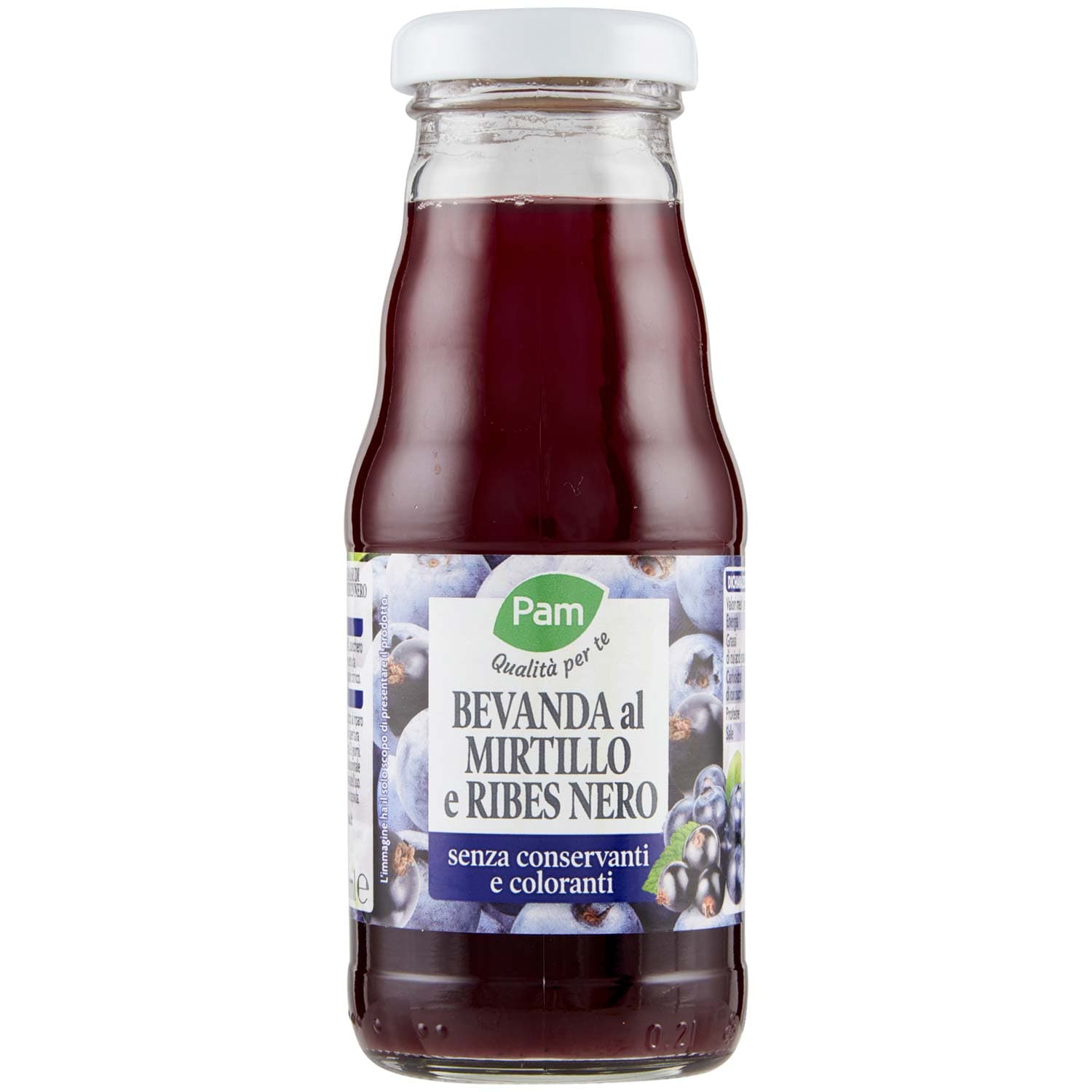PAM Qualità per te Bevanda al Mirtillo e Ribes Nero 200 ml – immagine 2