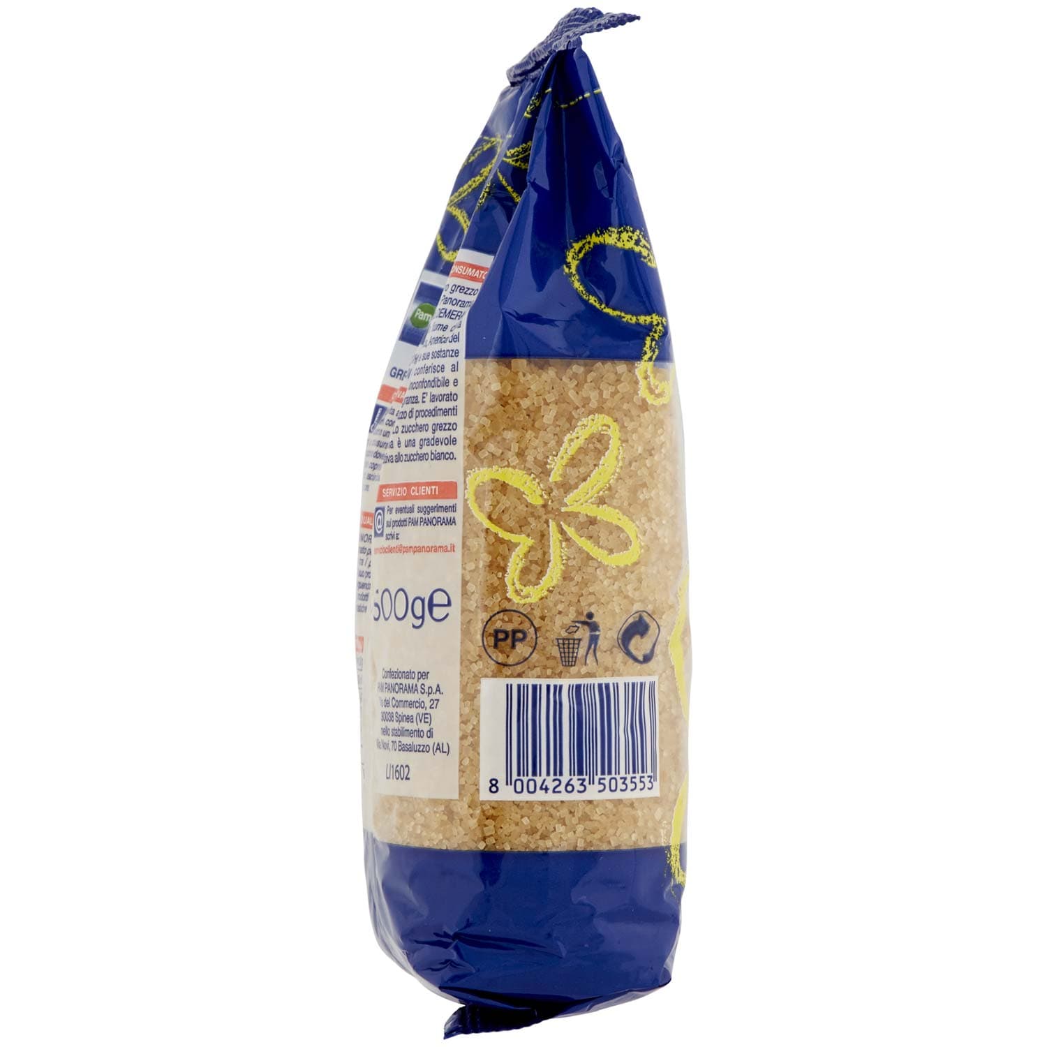 PAM PANORAMA Zucchero Grezzo di Canna demerara 500 g – immagine 3