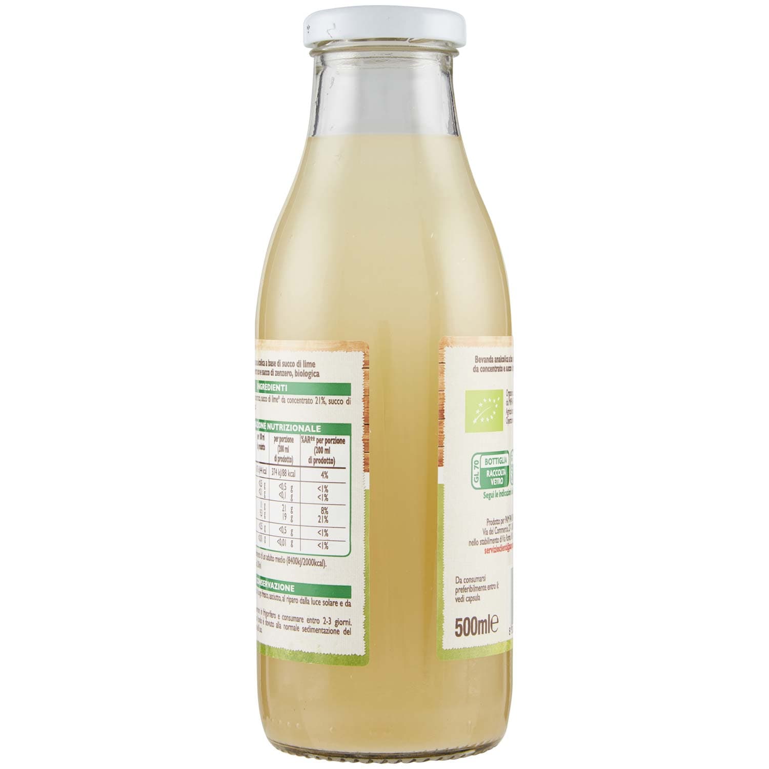 BIO Lime e zenzero Biologici 500 ml – immagine 4