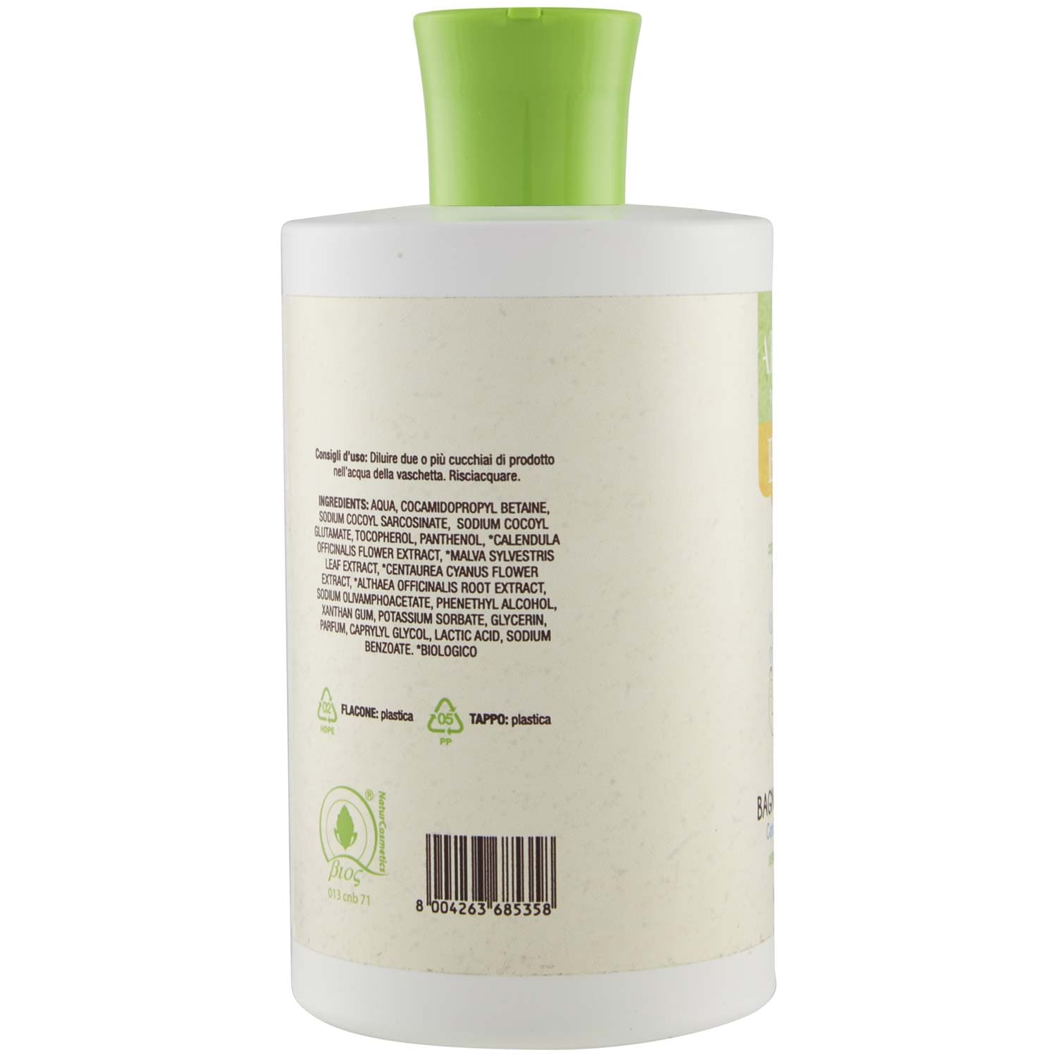 ARKALIA BIO BABY Bagnetto Delicato con Calendula e Fiordaliso 500 ml – immagine 3