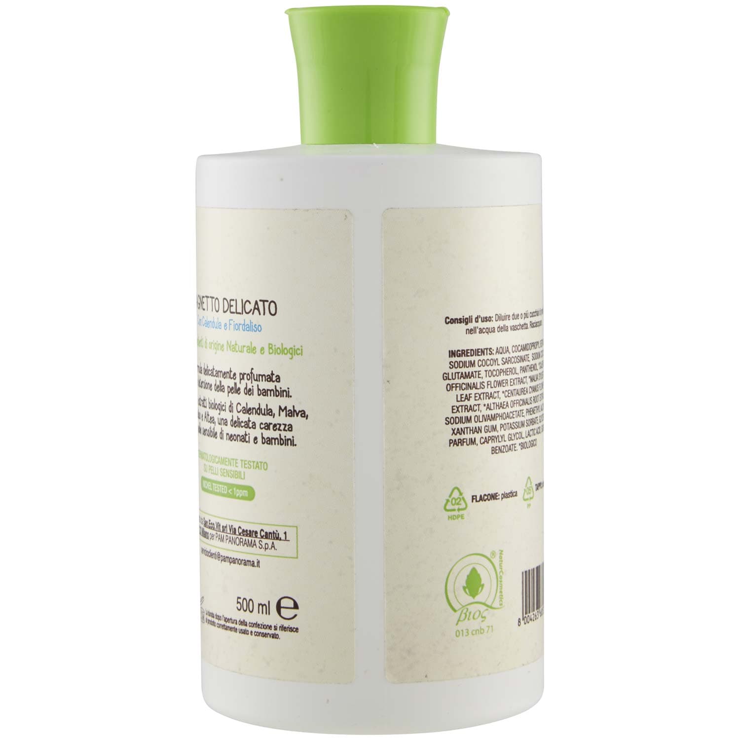 ARKALIA BIO BABY Bagnetto Delicato con Calendula e Fiordaliso 500 ml – immagine 4