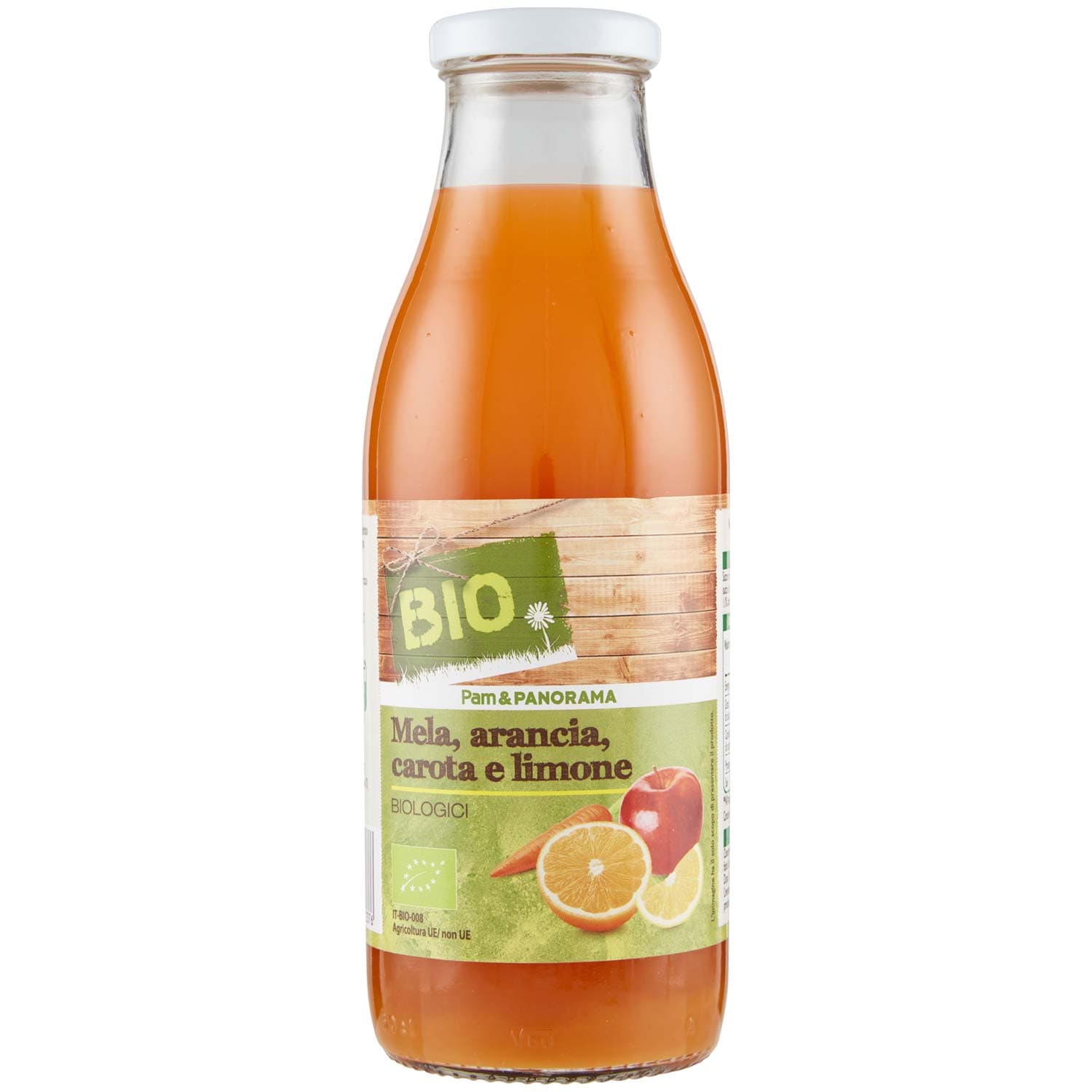 BIO Mela, arancia, carota e limone Biologici 500 ml – immagine 2