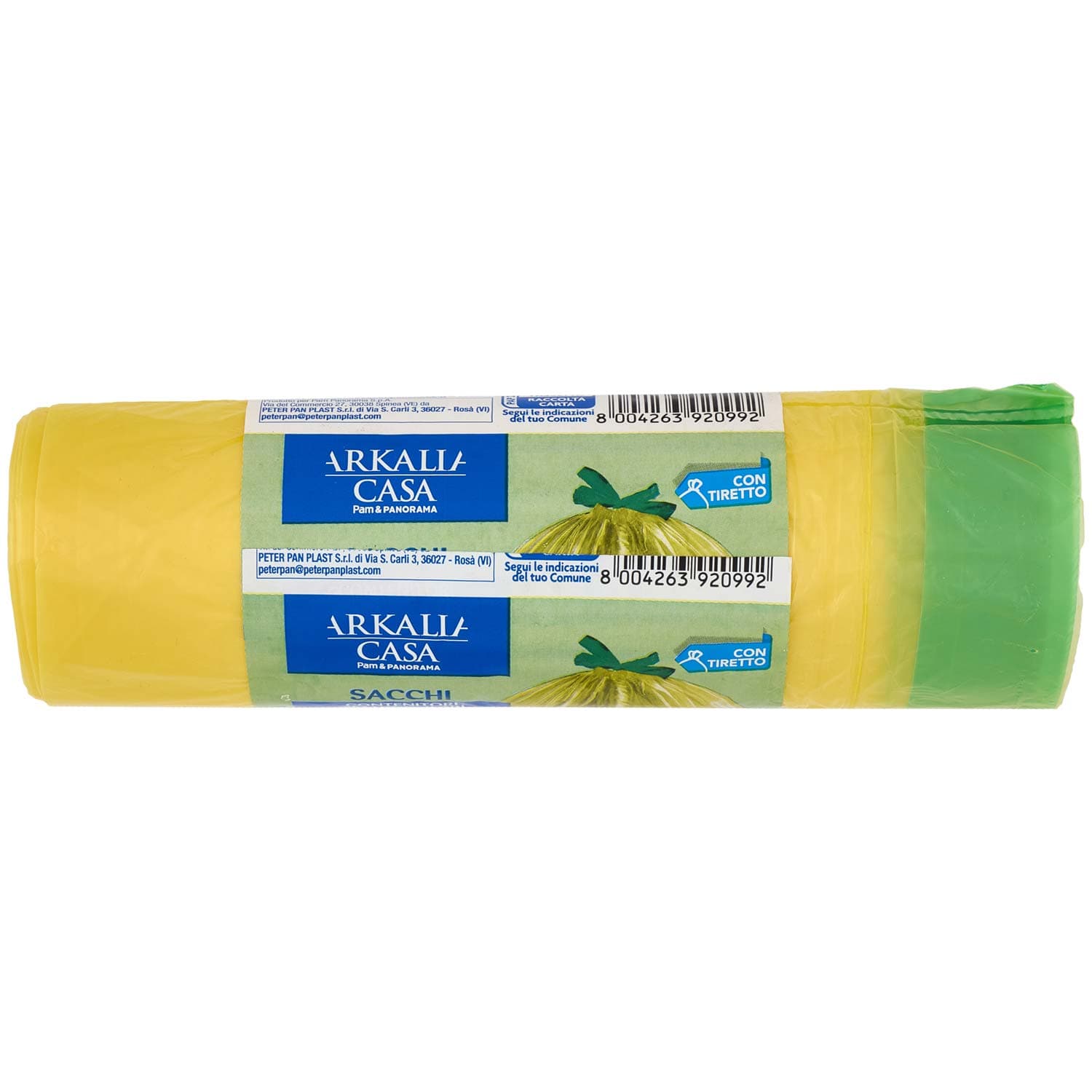 ARKALIA CASA Sacchi Contenitori Rettangolari con Tiretto 68x65 cm 46 Litri Antigoccia 15 pz – immagine 6