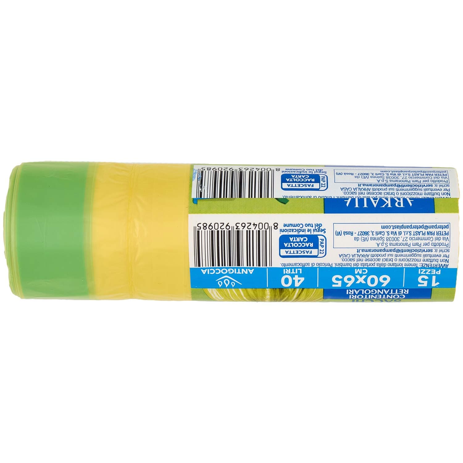 ARKALIA CASA Sacchi Contenitori Rettangolari con Tiretto 60x65 cm 40 Litri Antigoccia 15 pz – immagine 4