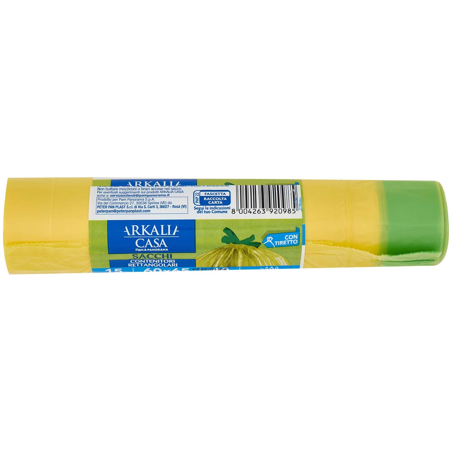 ARKALIA CASA Sacchi Contenitori Rettangolari con Tiretto 60x65 cm 40 Litri Antigoccia 15 pz – immagine 6