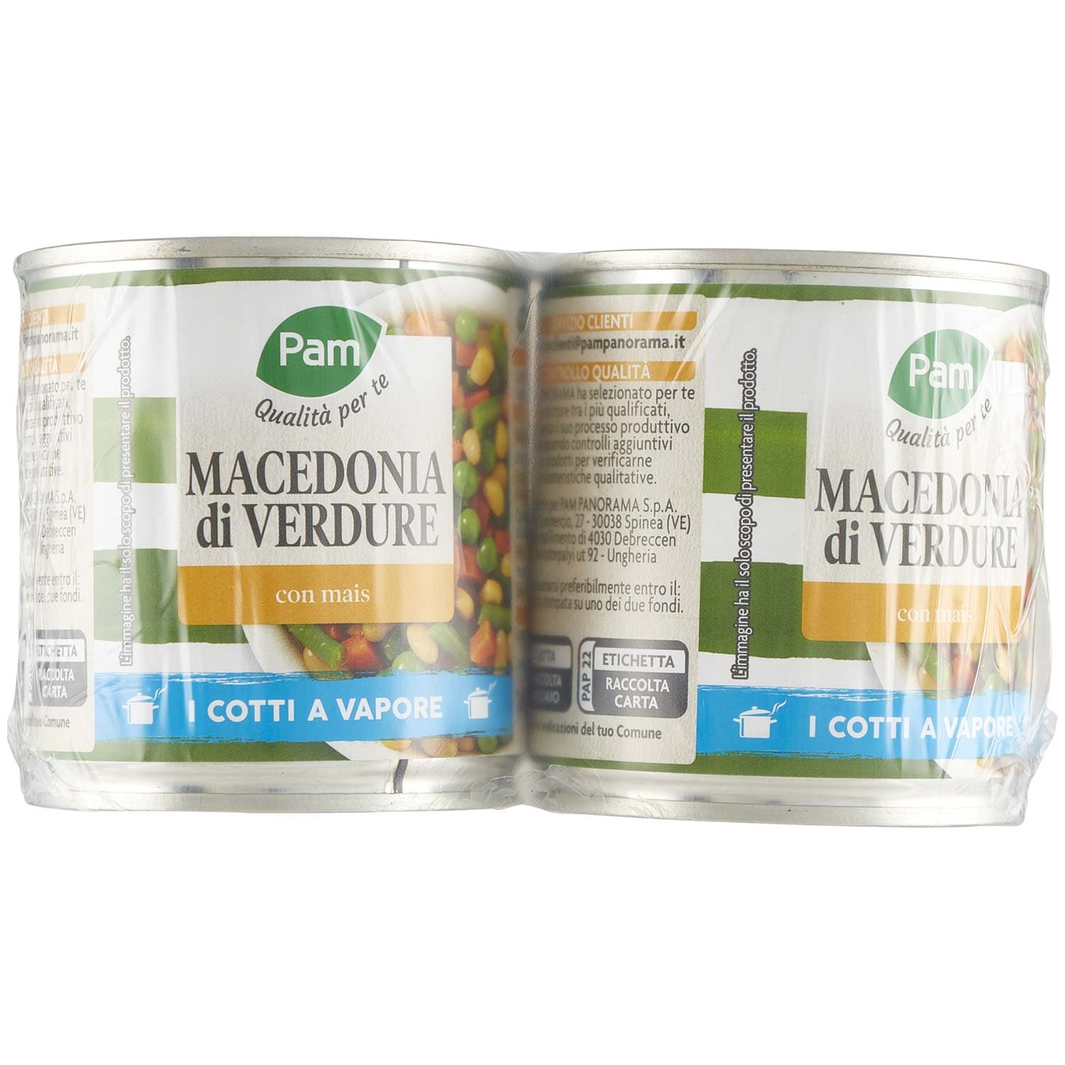 PAM Qualità per te Macedonia di Verdure con mais 2 x 140 g – immagine 4