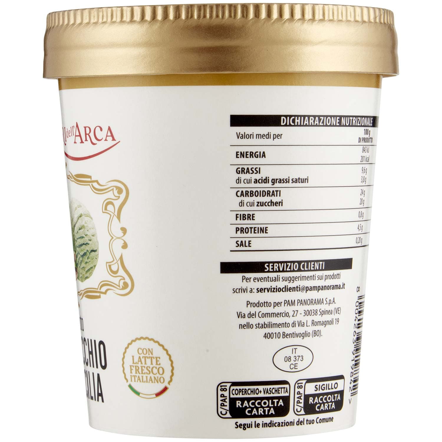 TESORI DELL'ARCA Gelato Pistacchio di Sicilia 300 g – immagine 5