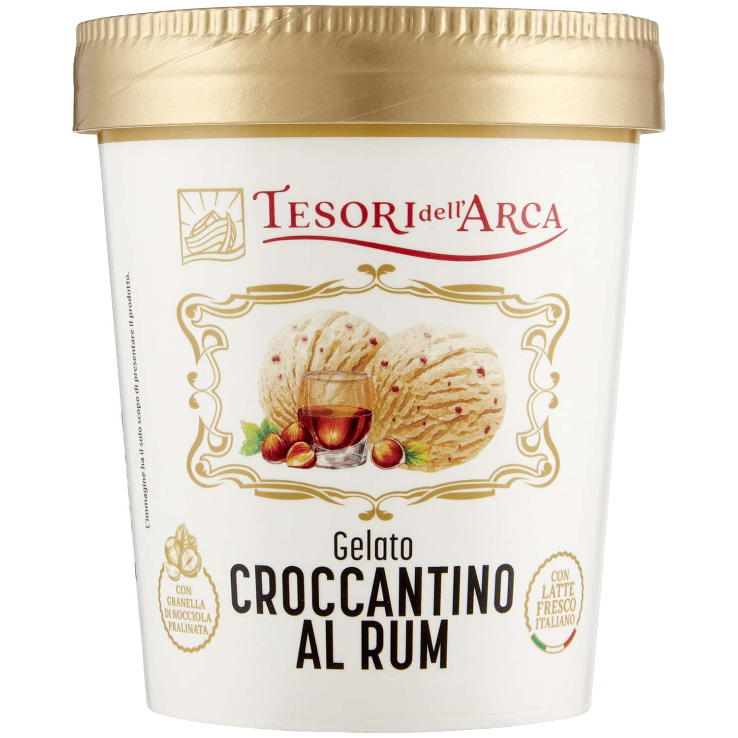 TESORI DELL'ARCA Gelato Croccantino al Rum 300 g – immagine 2