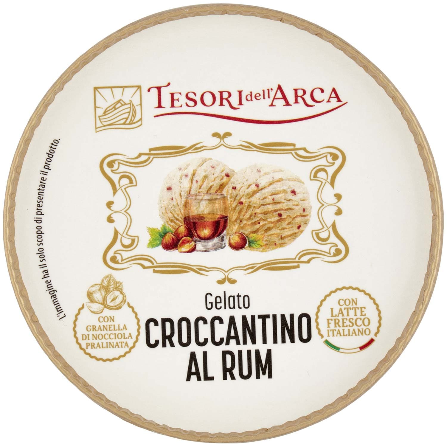 TESORI DELL'ARCA Gelato Croccantino al Rum 300 g – immagine 6