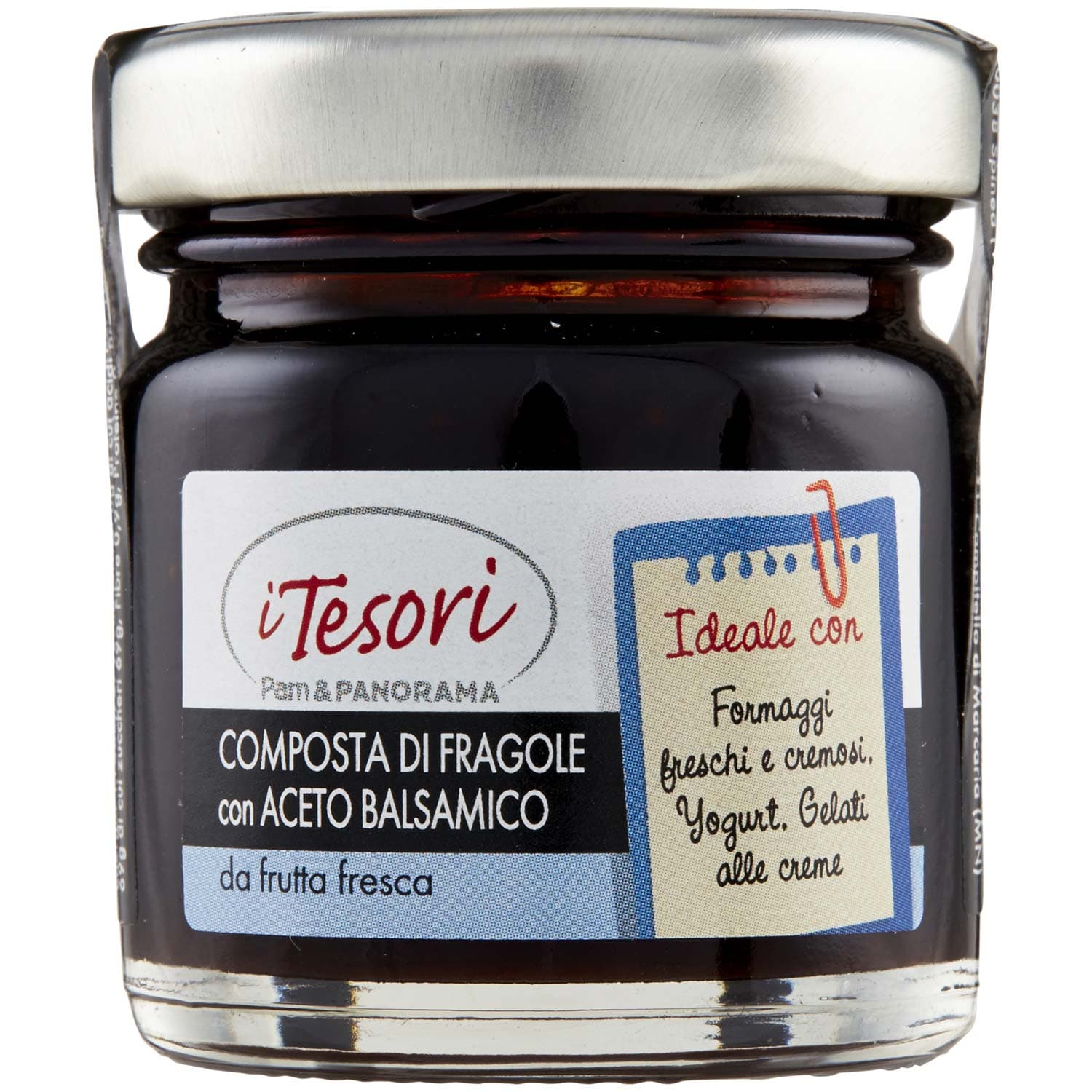 I TESORI Composta di Fragole con Aceto Balsamico 42 g – immagine 2