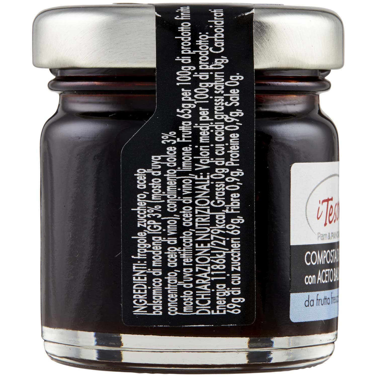 I TESORI Composta di Fragole con Aceto Balsamico 42 g – immagine 3