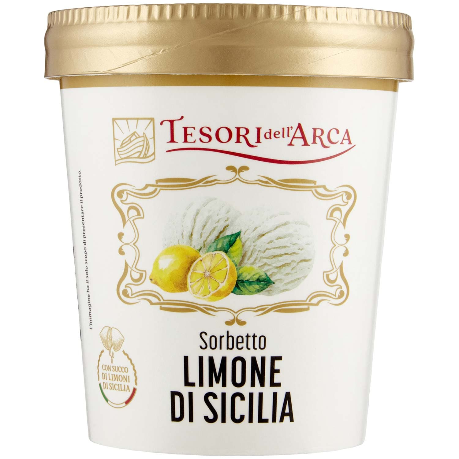 TESORI DELL'ARCA Sorbetto Limone di Sicilia 300 g – immagine 2