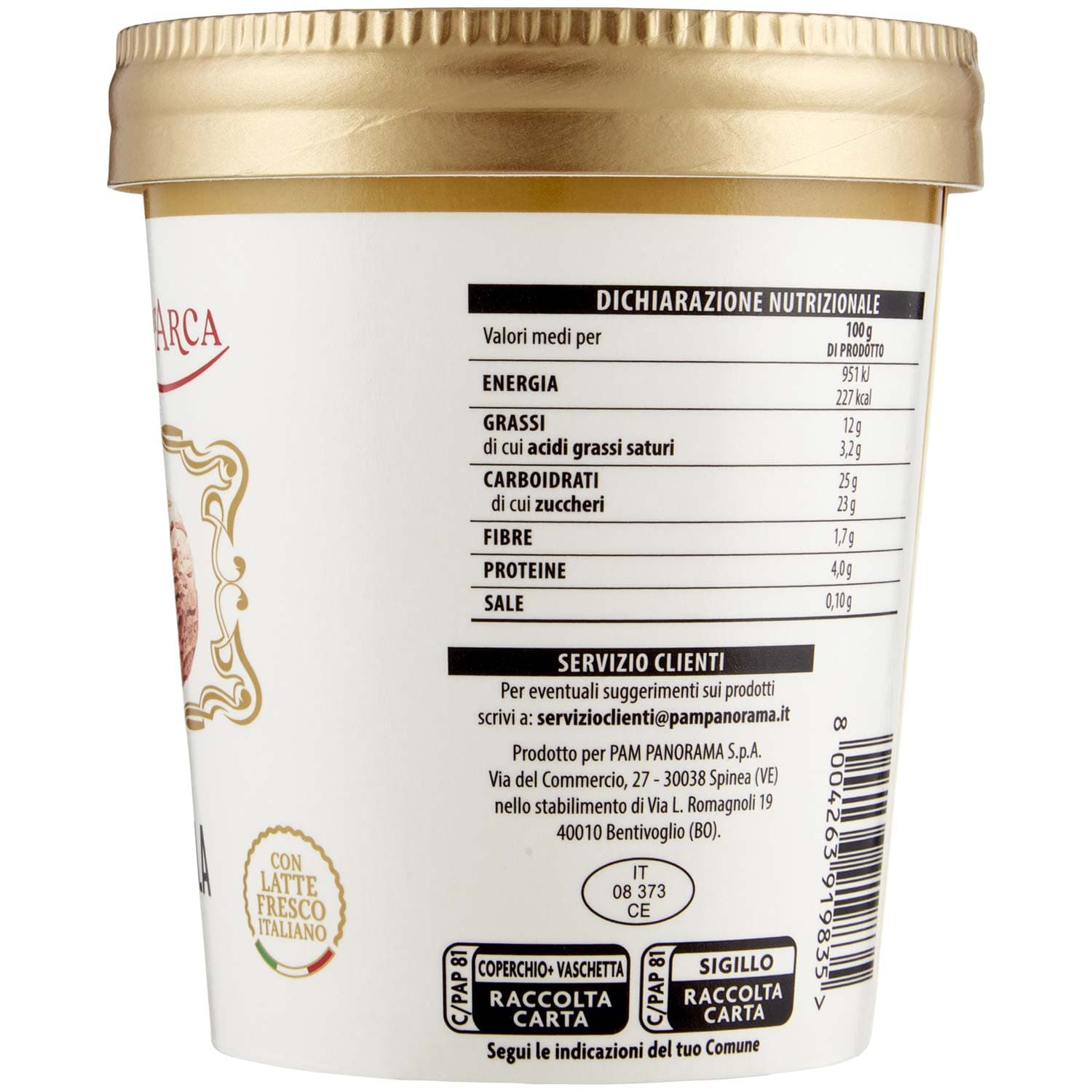 TESORI DELL'ARCA Gelato Nocciola 300 g – immagine 5