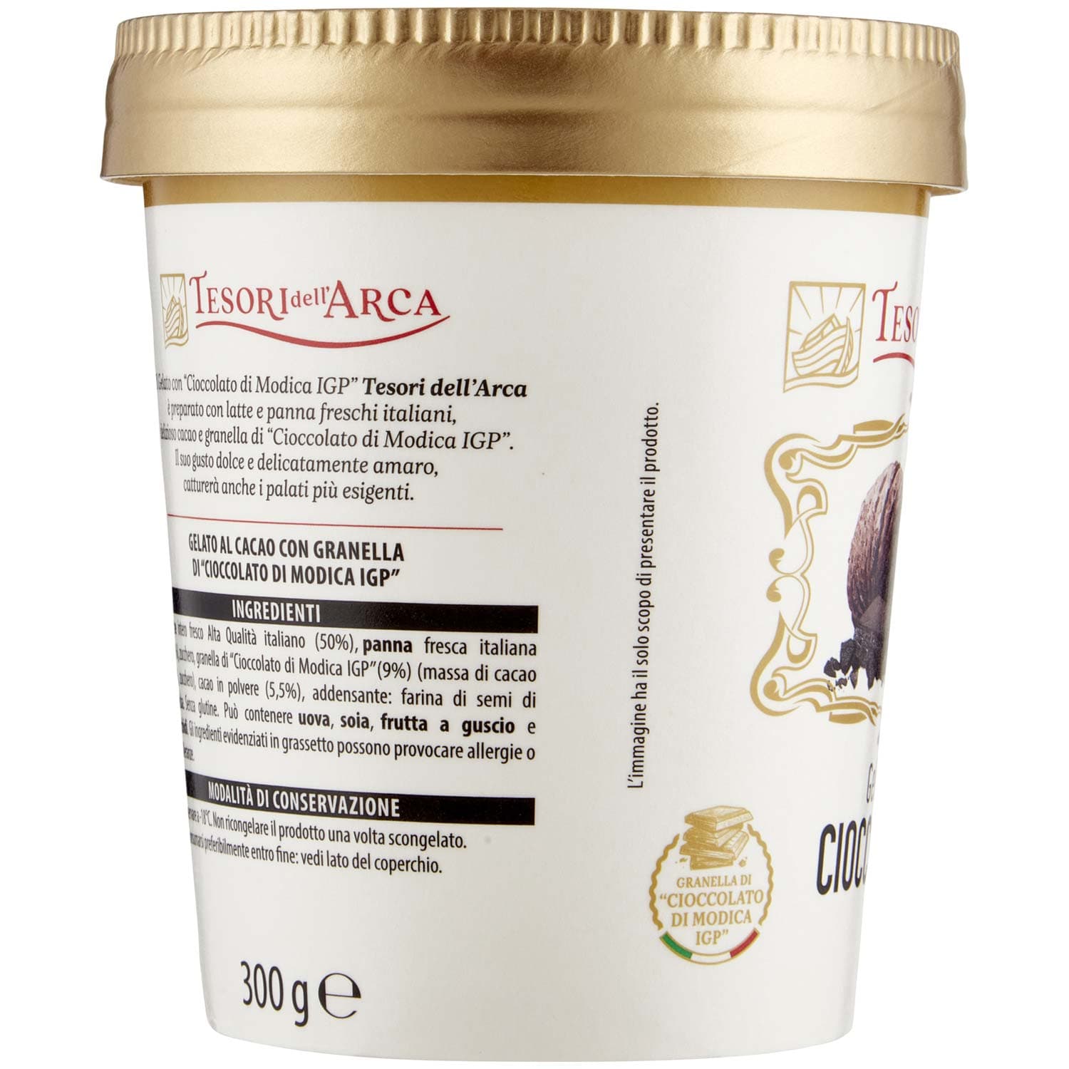 TESORI DELL'ARCA Gelato Cioccolato 300 g – immagine 3