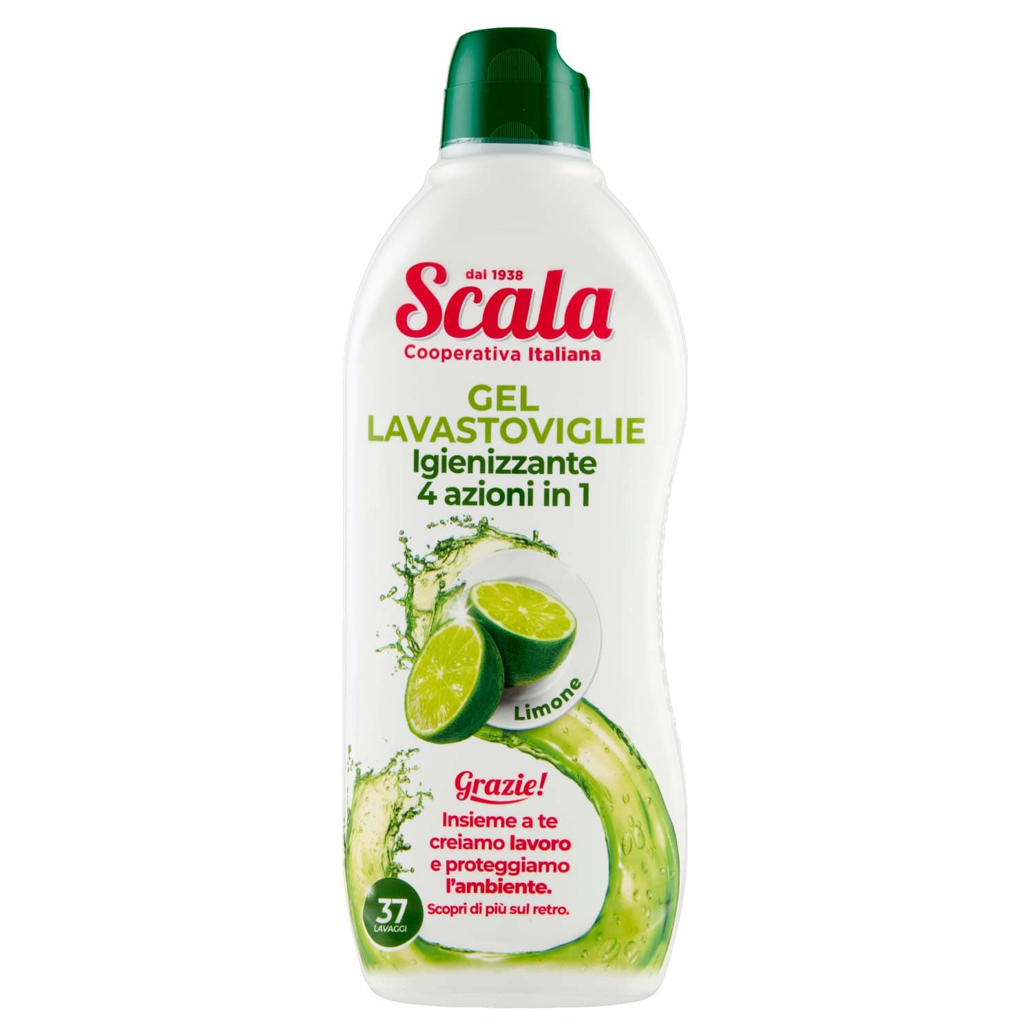 Scala Gel Lavastoviglie Igienizzante 4 azioni in 1 Limone 750 ml – immagine 2
