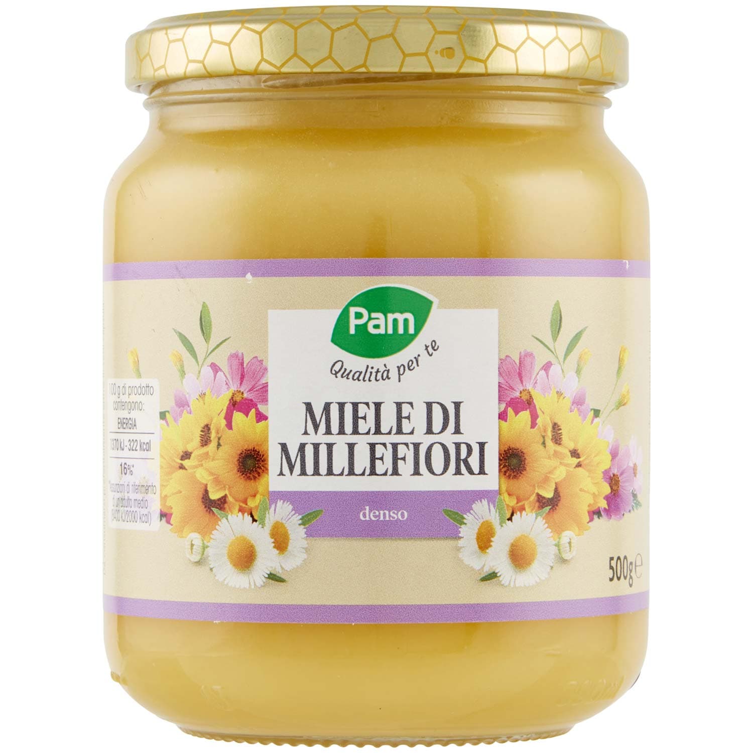 PAM Qualità per te Miele di Millefiori denso 50 0g – immagine 2