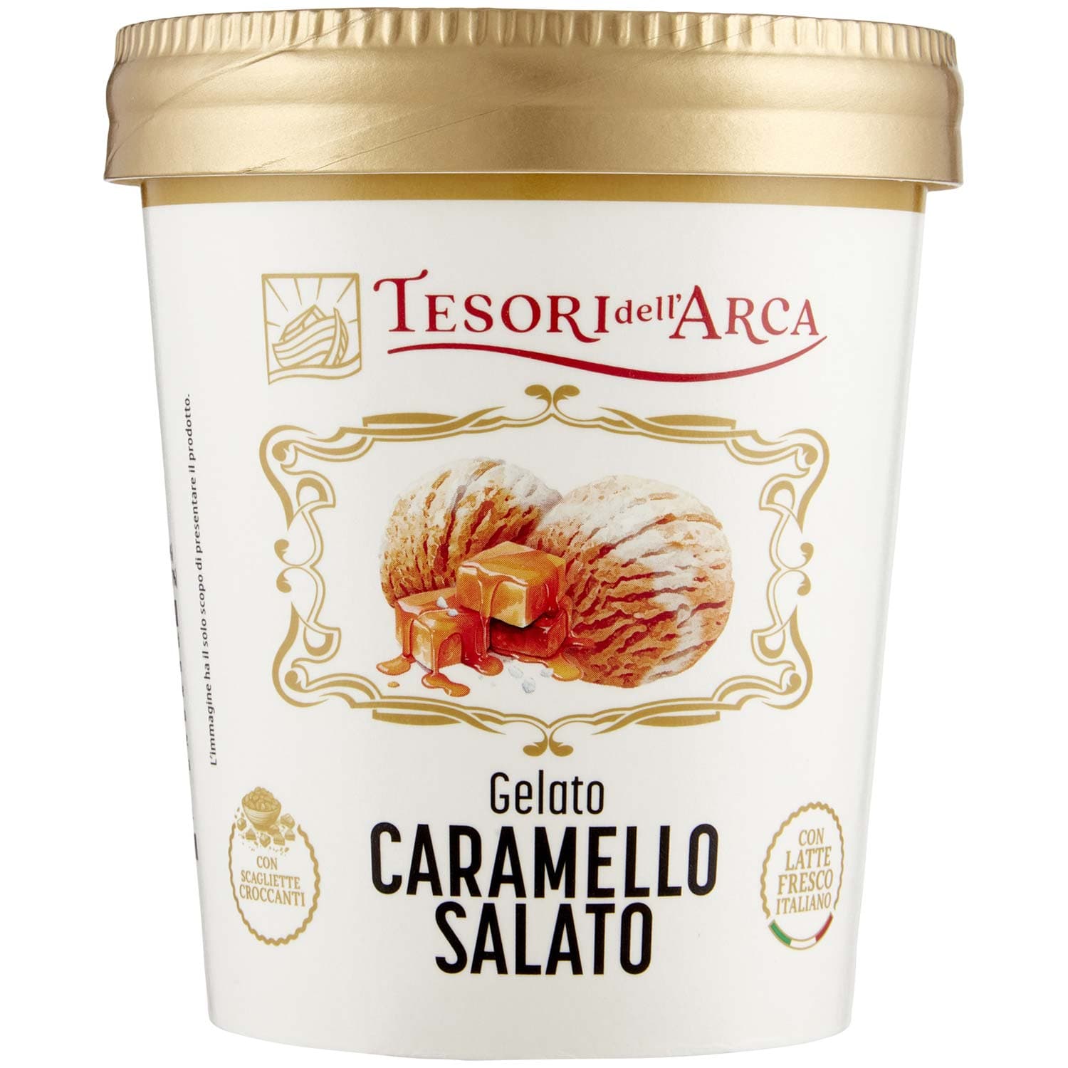 TESORI DELL'ARCA Gelato Caramello Salato 300 g – immagine 2