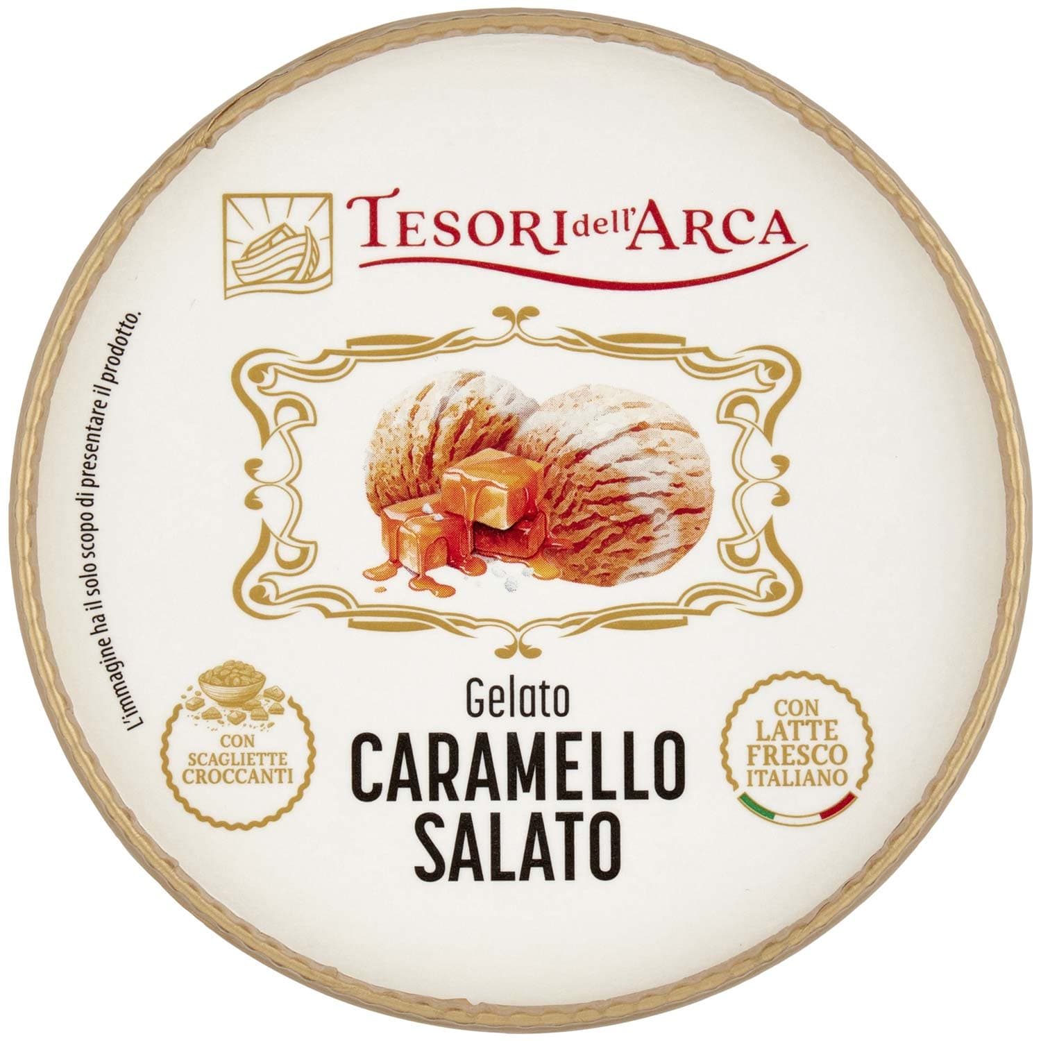TESORI DELL'ARCA Gelato Caramello Salato 300 g – immagine 6