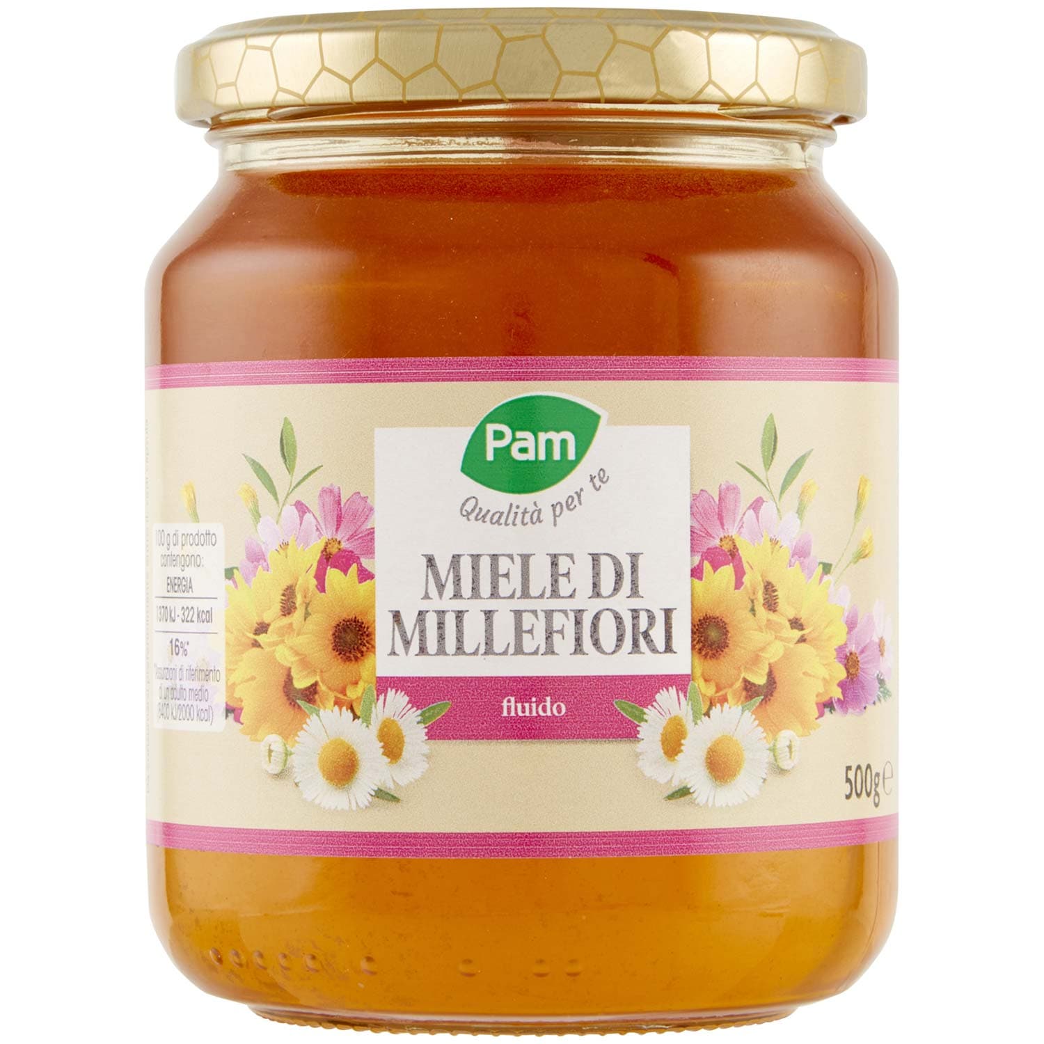 PAM Qualità per te Miele di Millefiori fluido 500 g – immagine 2