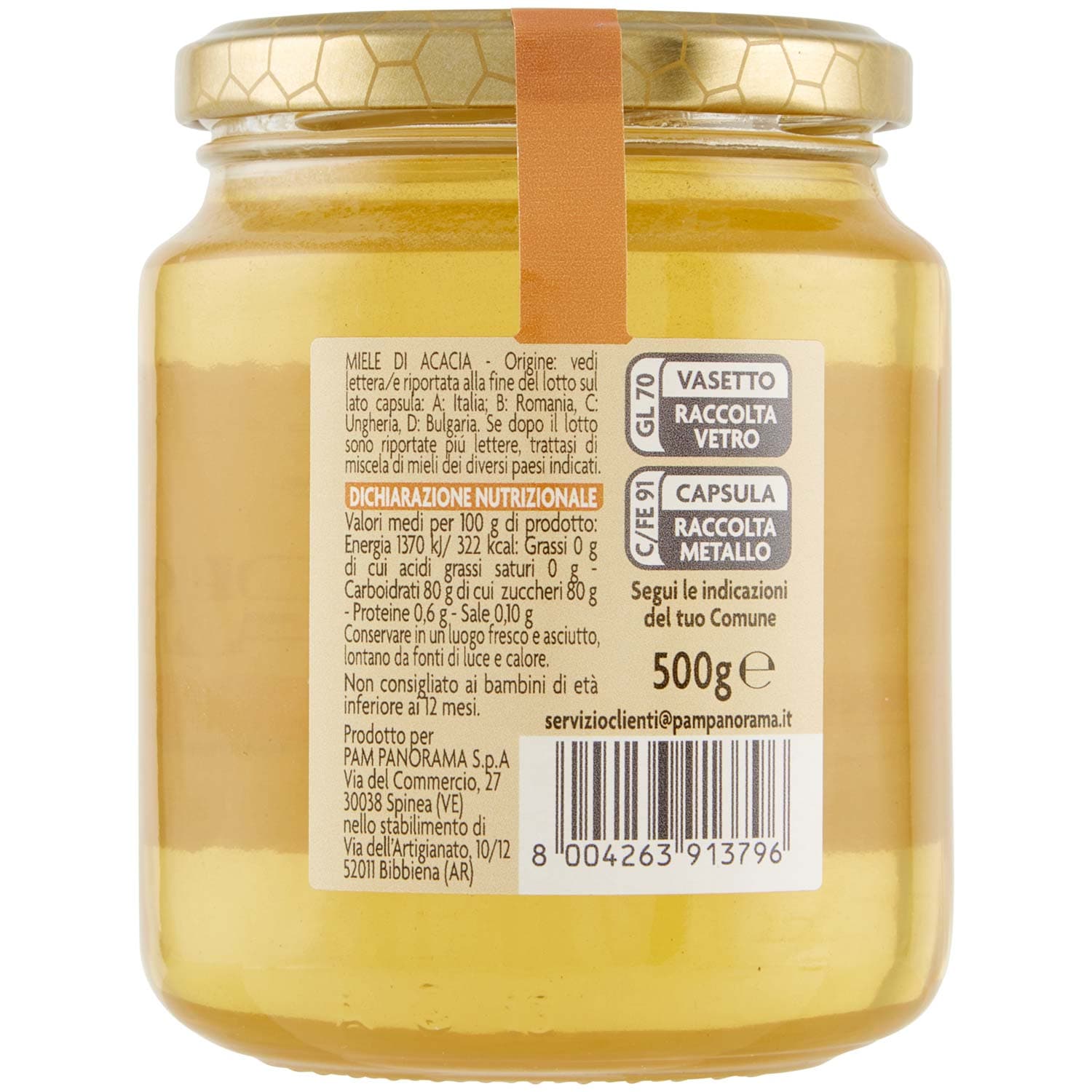 PAM Qualità per te Miele di Acacia 500 g – immagine 4