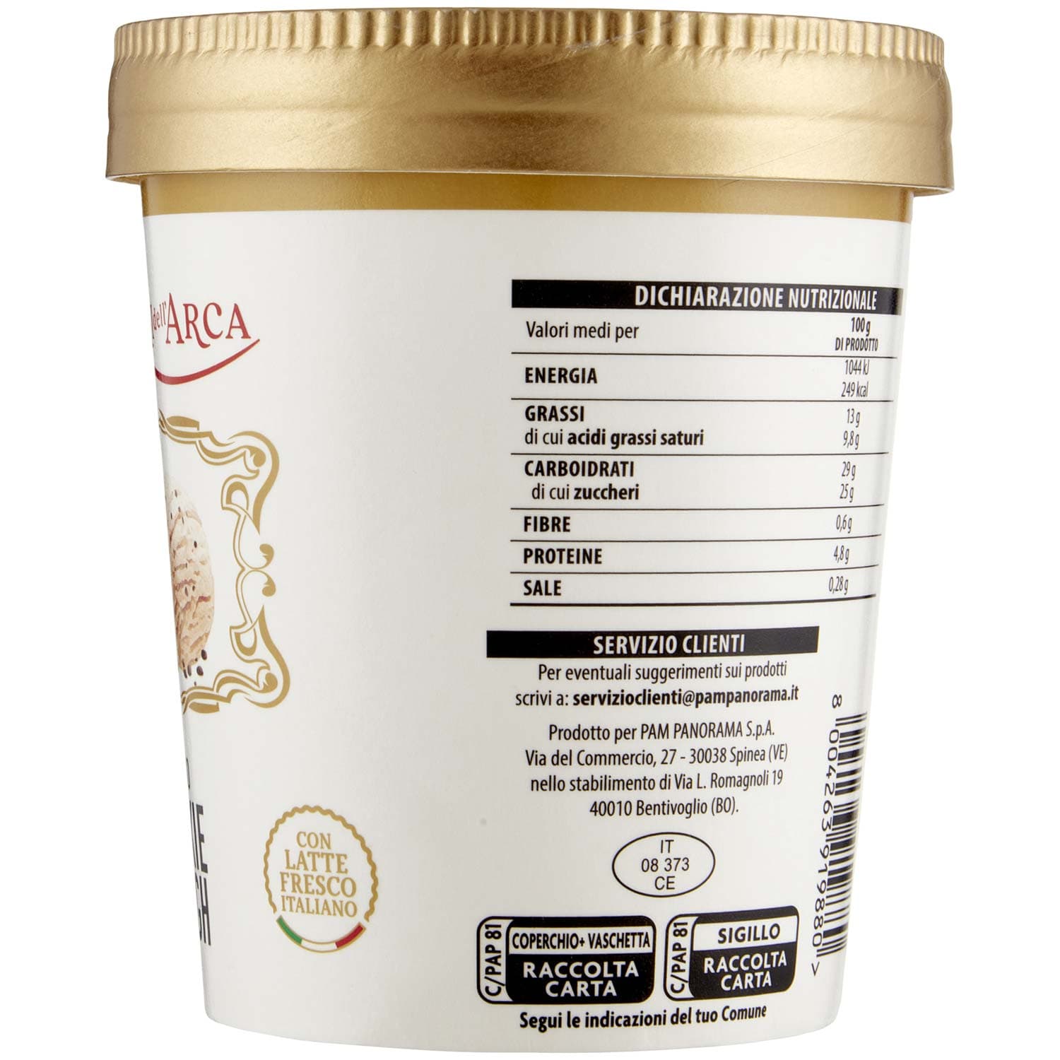 TESORI DELL'ARCA Gelato Cookie Dough 300 g – immagine 5